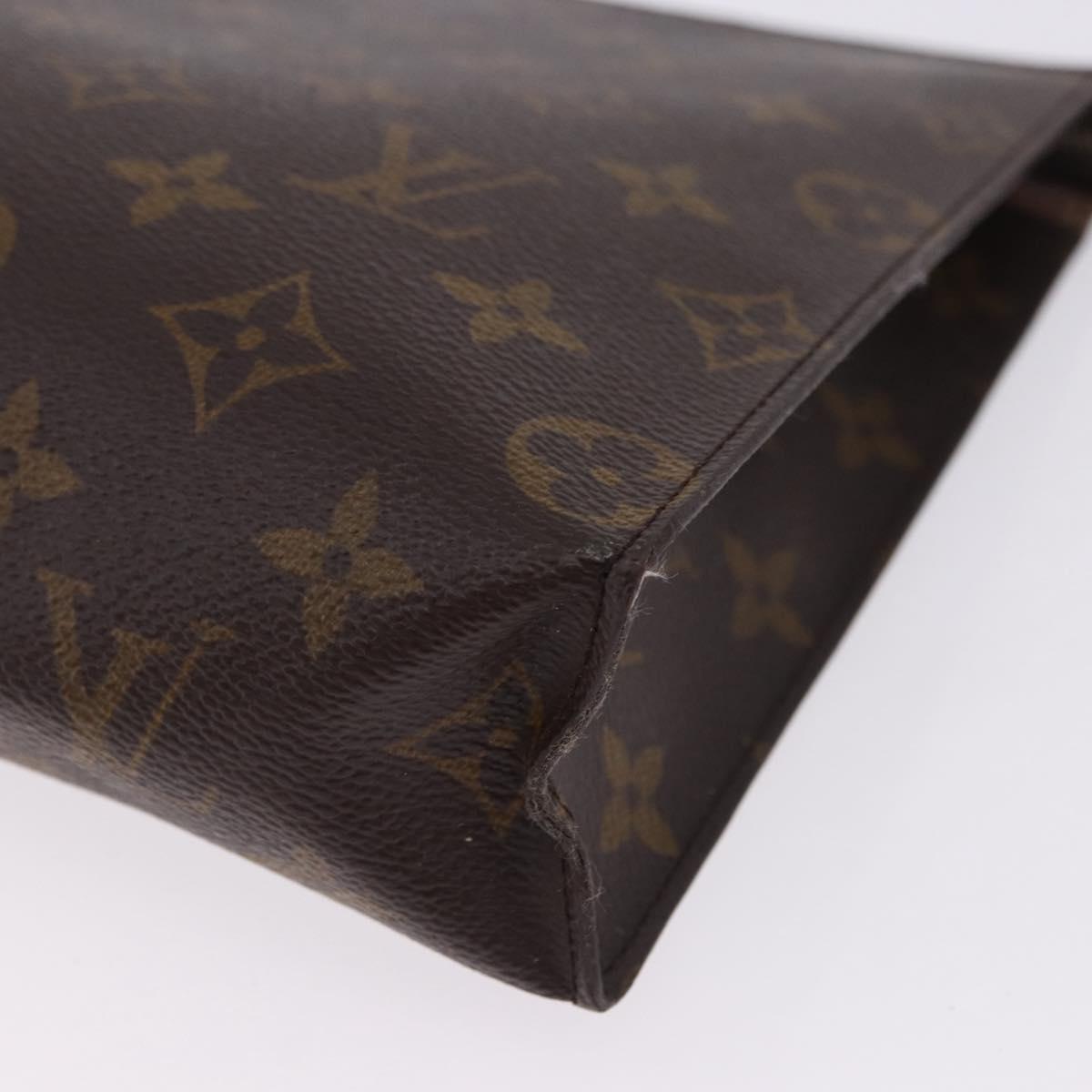 LOUIS VUITTON Monogram Poche Toilette 26 Pouch M47542 LV Auth 201299