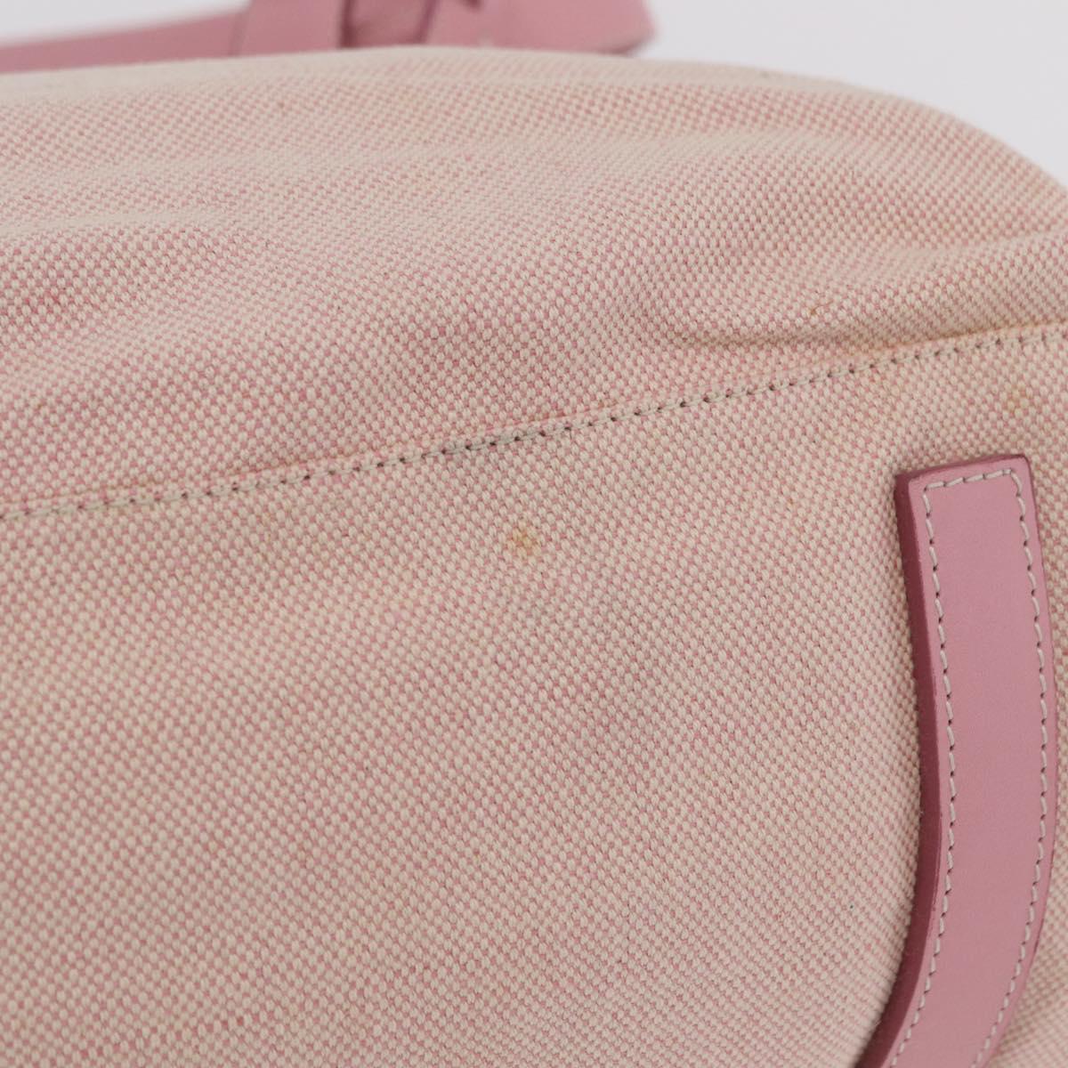 PRADA PRADA Sports Tote Bag Canvas Pink Auth 201301