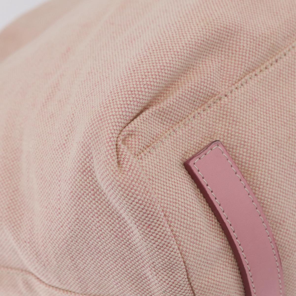 PRADA PRADA Sports Tote Bag Canvas Pink Auth 201301