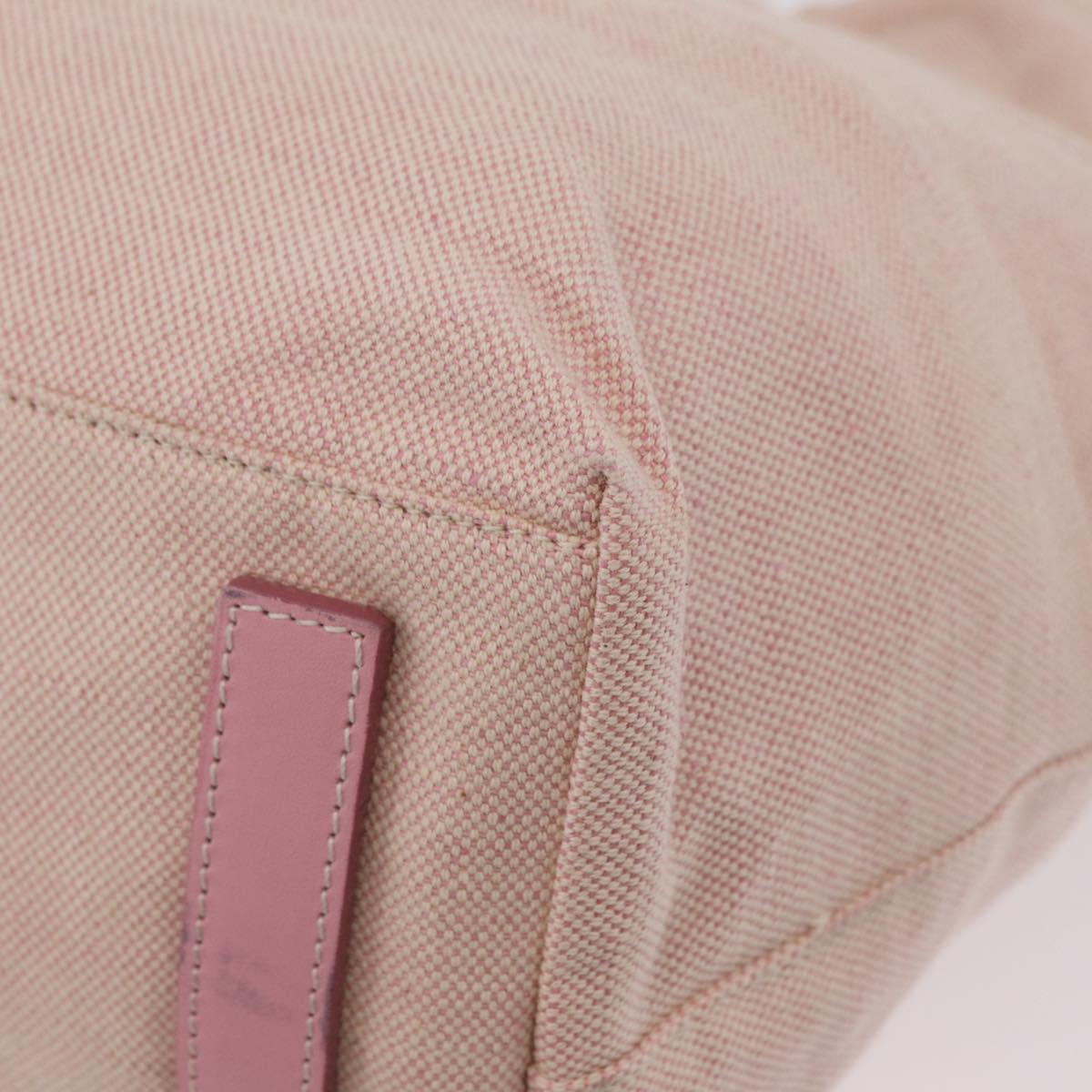PRADA PRADA Sports Tote Bag Canvas Pink Auth 201301