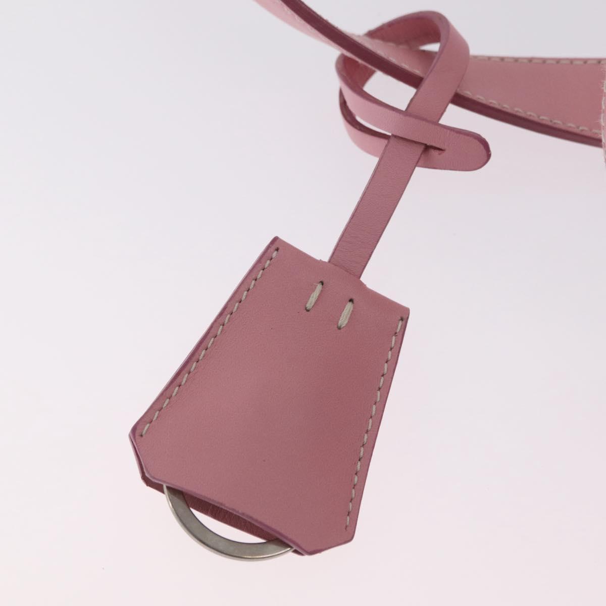 PRADA PRADA Sports Tote Bag Canvas Pink Auth 201301