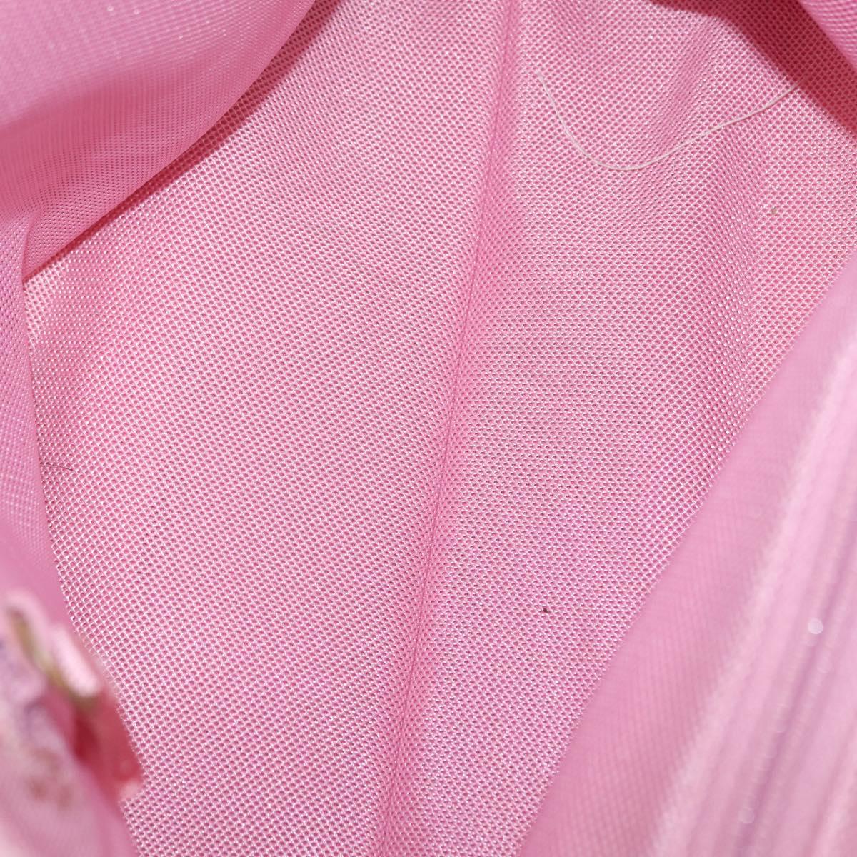 PRADA PRADA Sports Tote Bag Canvas Pink Auth 201301