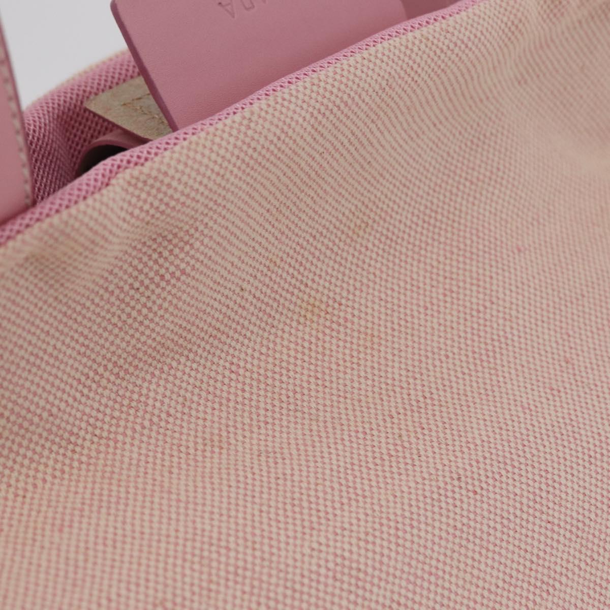 PRADA PRADA Sports Tote Bag Canvas Pink Auth 201301
