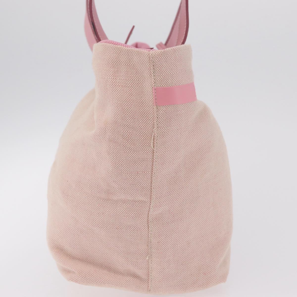 PRADA PRADA Sports Tote Bag Canvas Pink Auth 201301