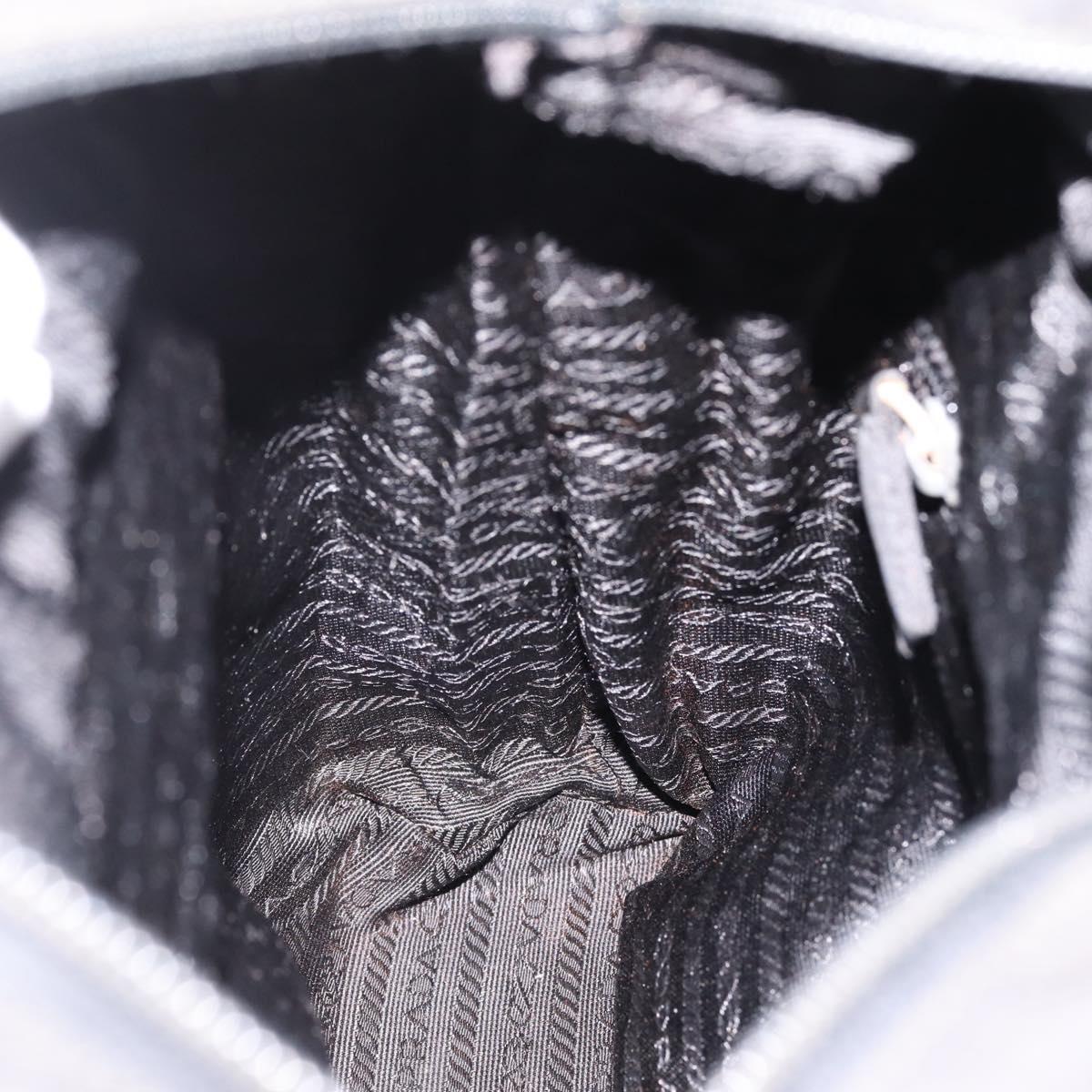 PRADA Tote Bag Nylon Black Auth 201307