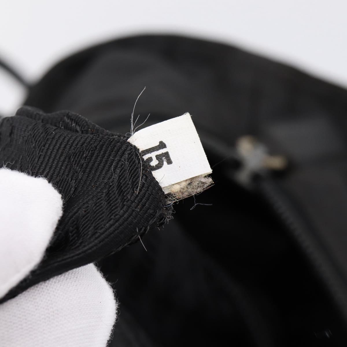 PRADA Tote Bag Nylon Black Auth 201307