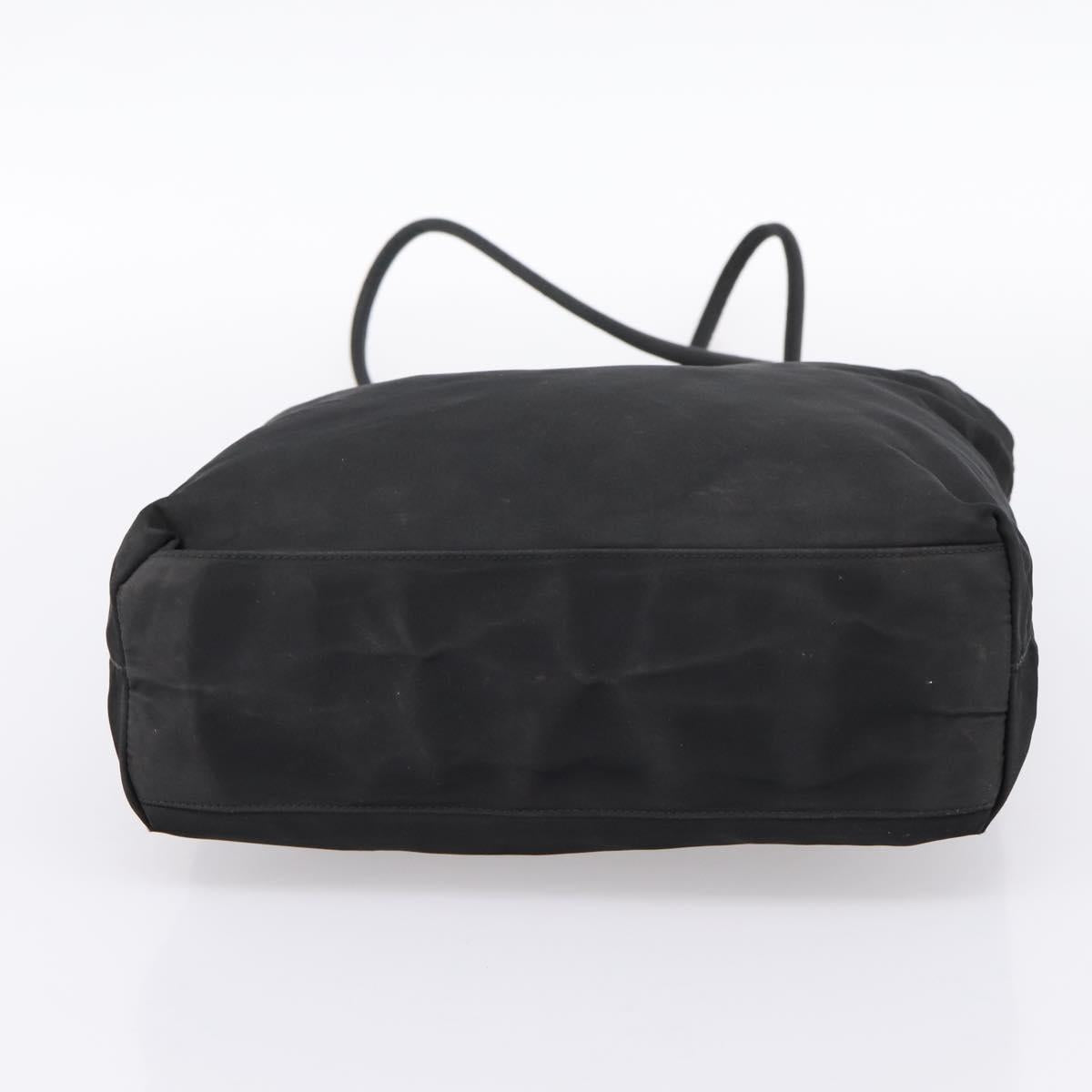 PRADA Tote Bag Nylon Black Auth 201307