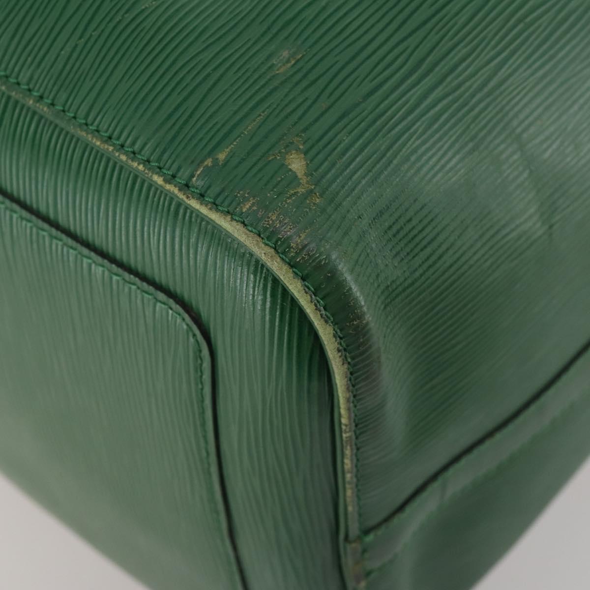 LOUIS VUITTON Epi Keepall 50 Boston Bag Green M42964 LV Auth 201319