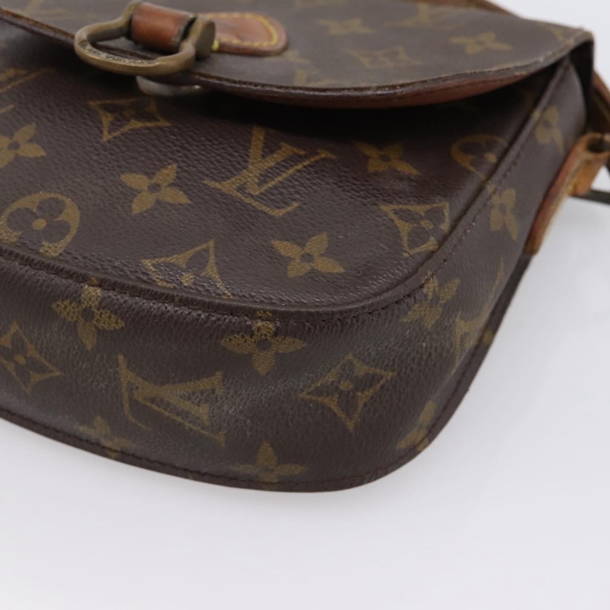 LOUIS VUITTON Monogram Saint Cloud PM Shoulder Bag M51244 LV Auth 201329