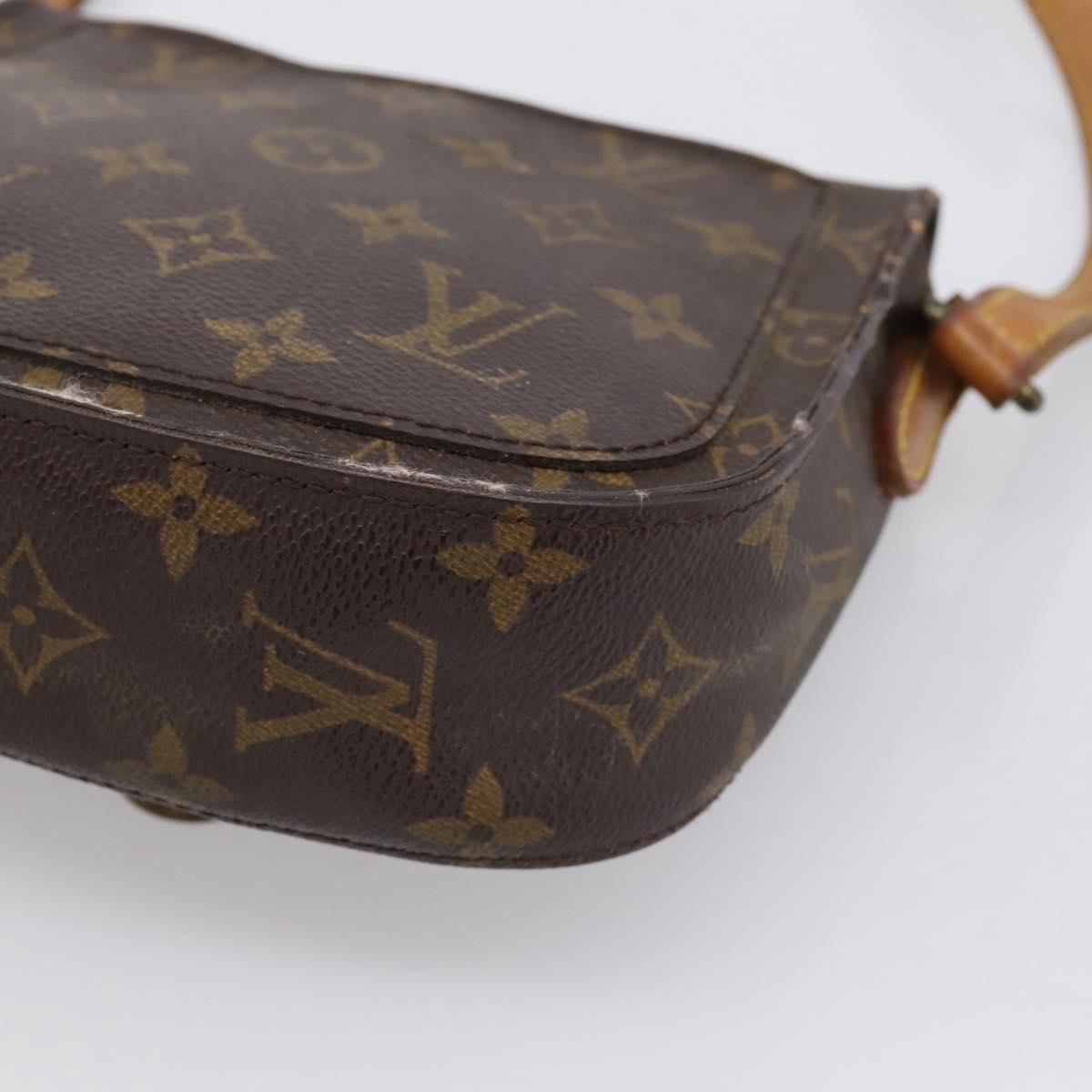 LOUIS VUITTON Monogram Saint Cloud PM Shoulder Bag M51244 LV Auth 201329