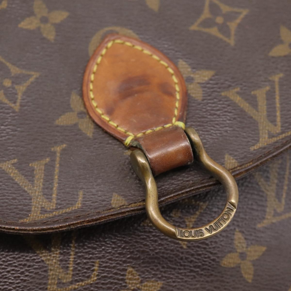 LOUIS VUITTON Monogram Saint Cloud PM Shoulder Bag M51244 LV Auth 201329