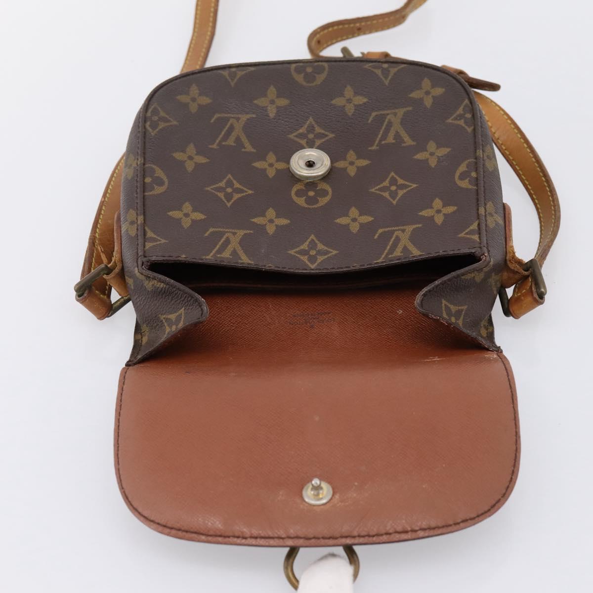 LOUIS VUITTON Monogram Saint Cloud PM Shoulder Bag M51244 LV Auth 201329