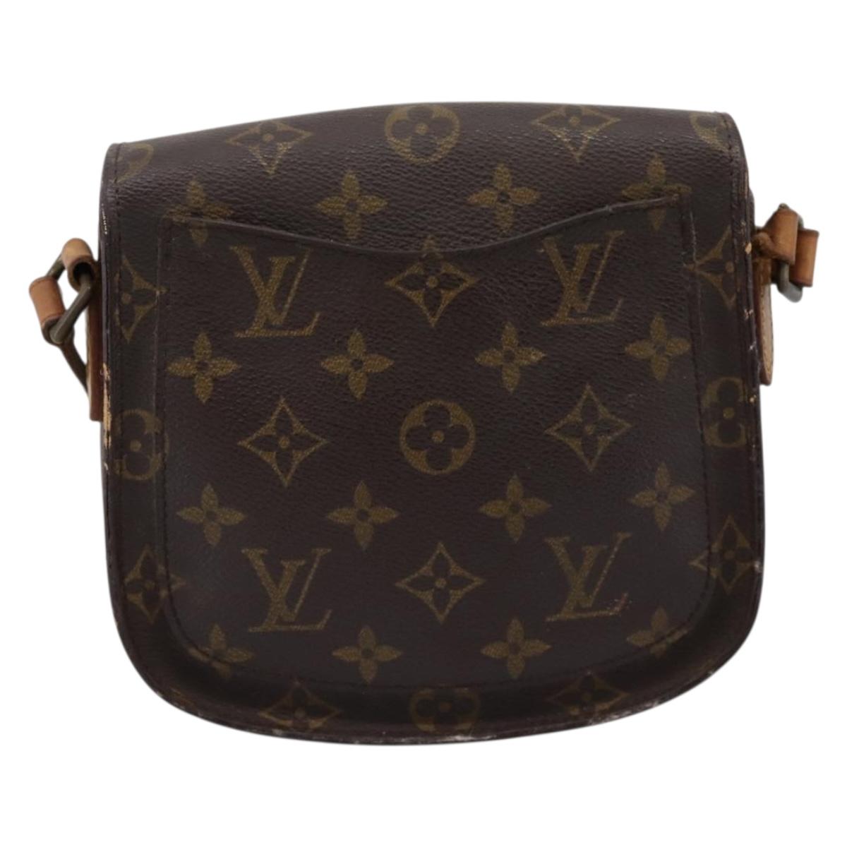 LOUIS VUITTON Monogram Saint Cloud PM Shoulder Bag M51244 LV Auth 201329