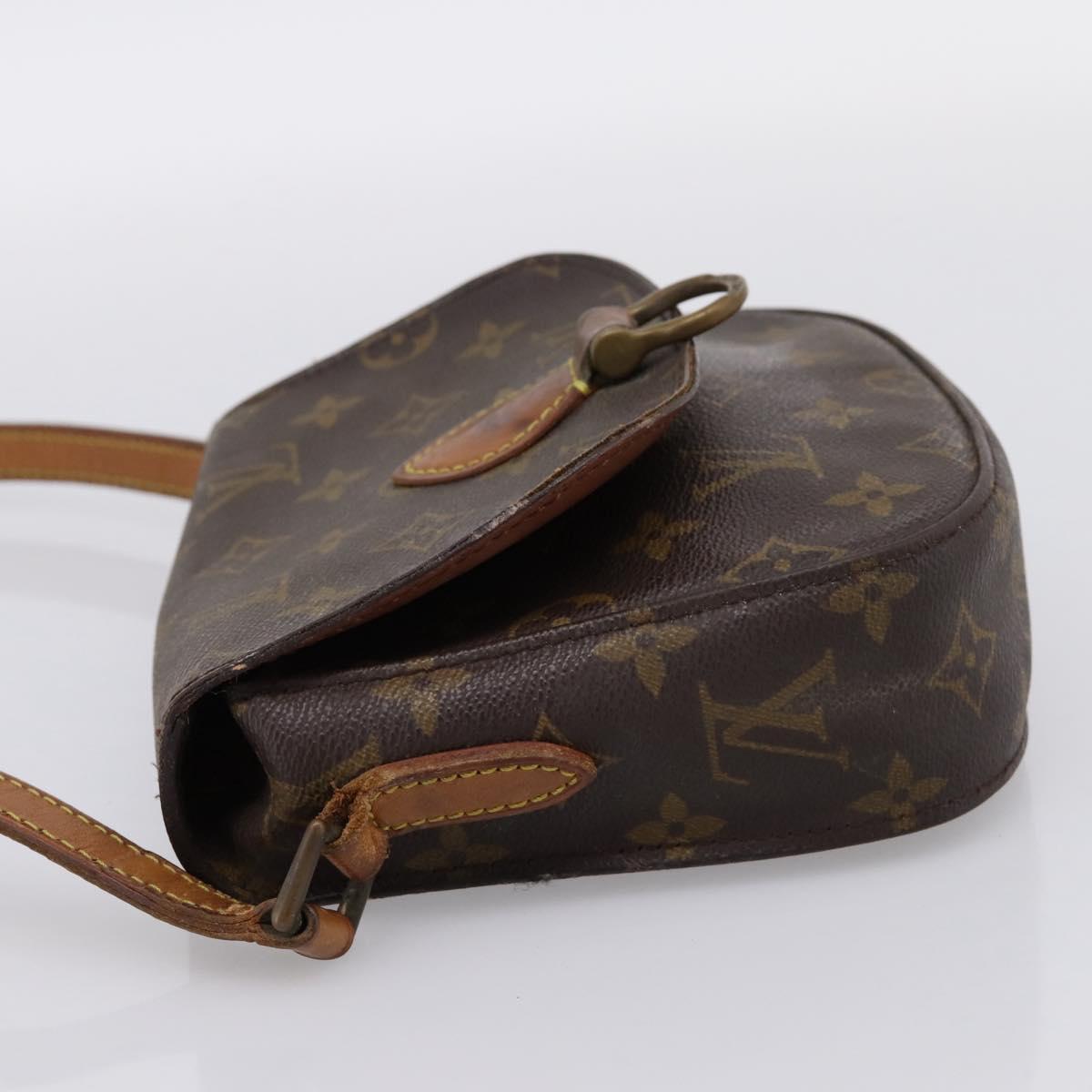 LOUIS VUITTON Monogram Saint Cloud PM Shoulder Bag M51244 LV Auth 201329