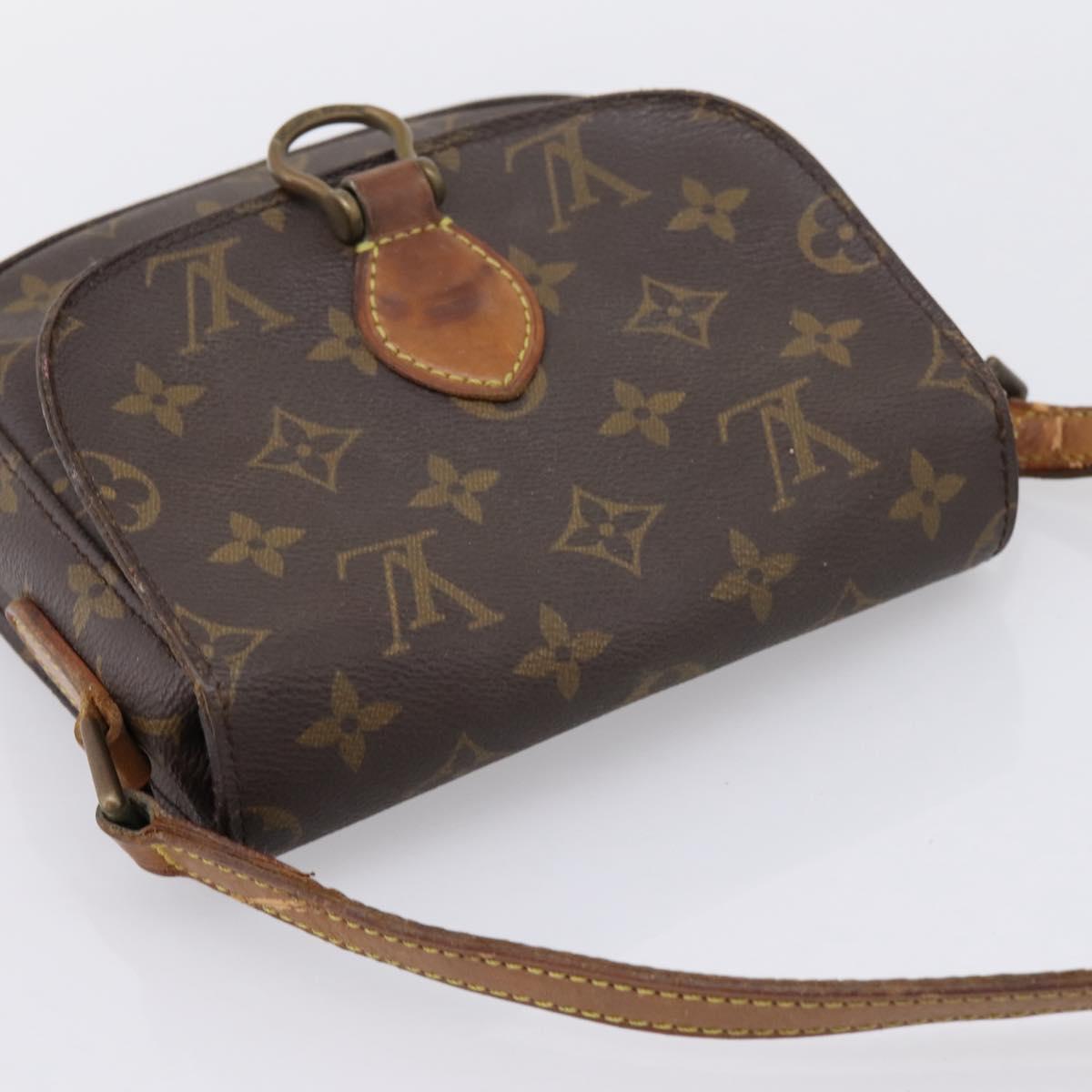 LOUIS VUITTON Monogram Saint Cloud PM Shoulder Bag M51244 LV Auth 201329