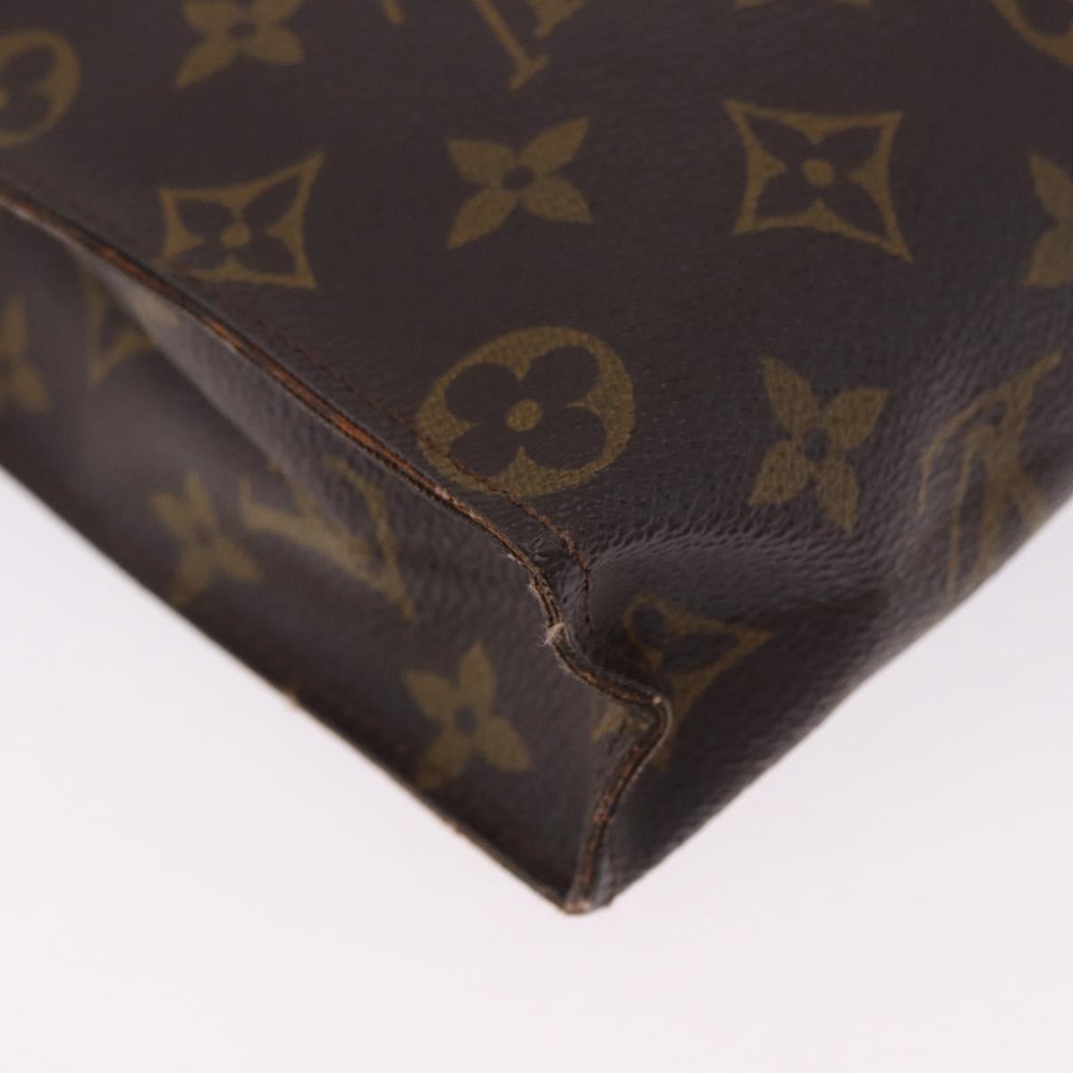 LOUIS VUITTON Monogram Poche Toilette 26 Pouch M47542 LV Auth 201330A