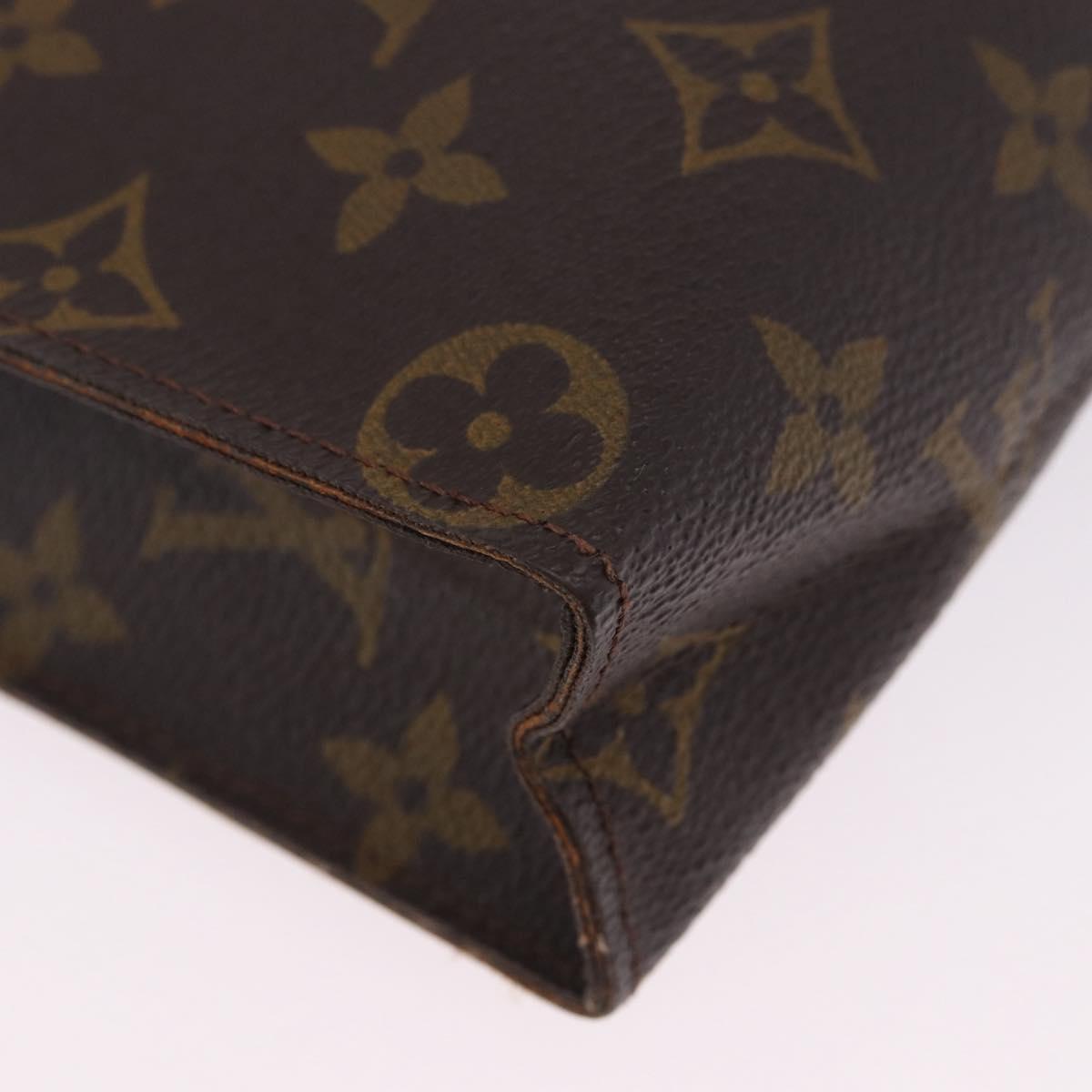 LOUIS VUITTON Monogram Poche Toilette 26 Pouch M47542 LV Auth 201330A