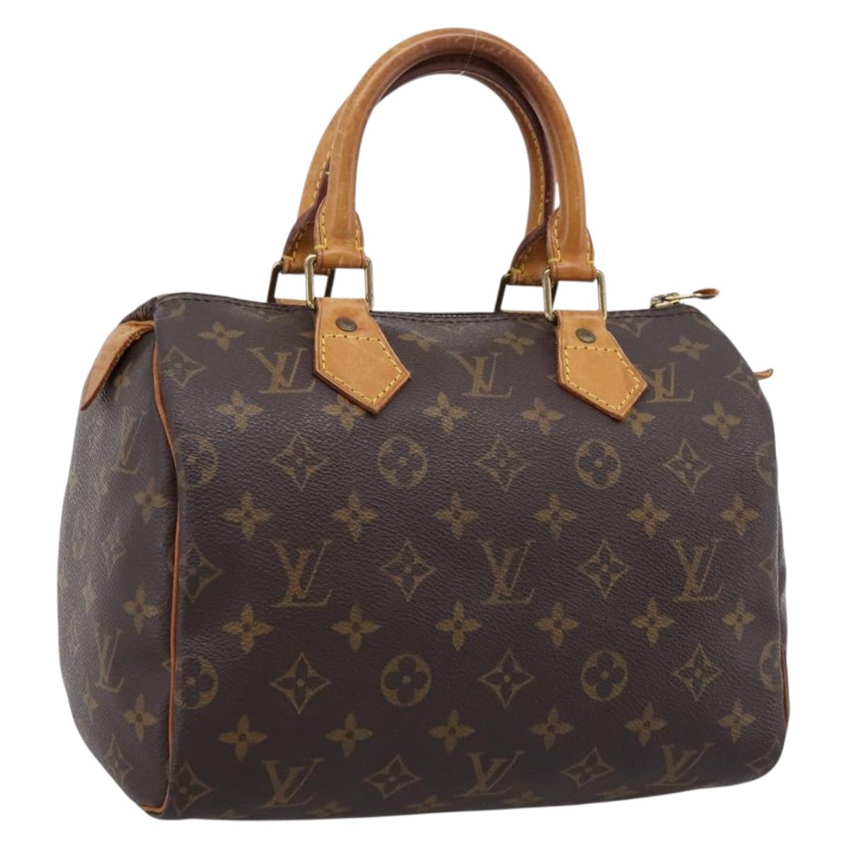 LOUIS VUITTON Monogram Speedy 25 Hand Bag M41528 LV Auth 201331