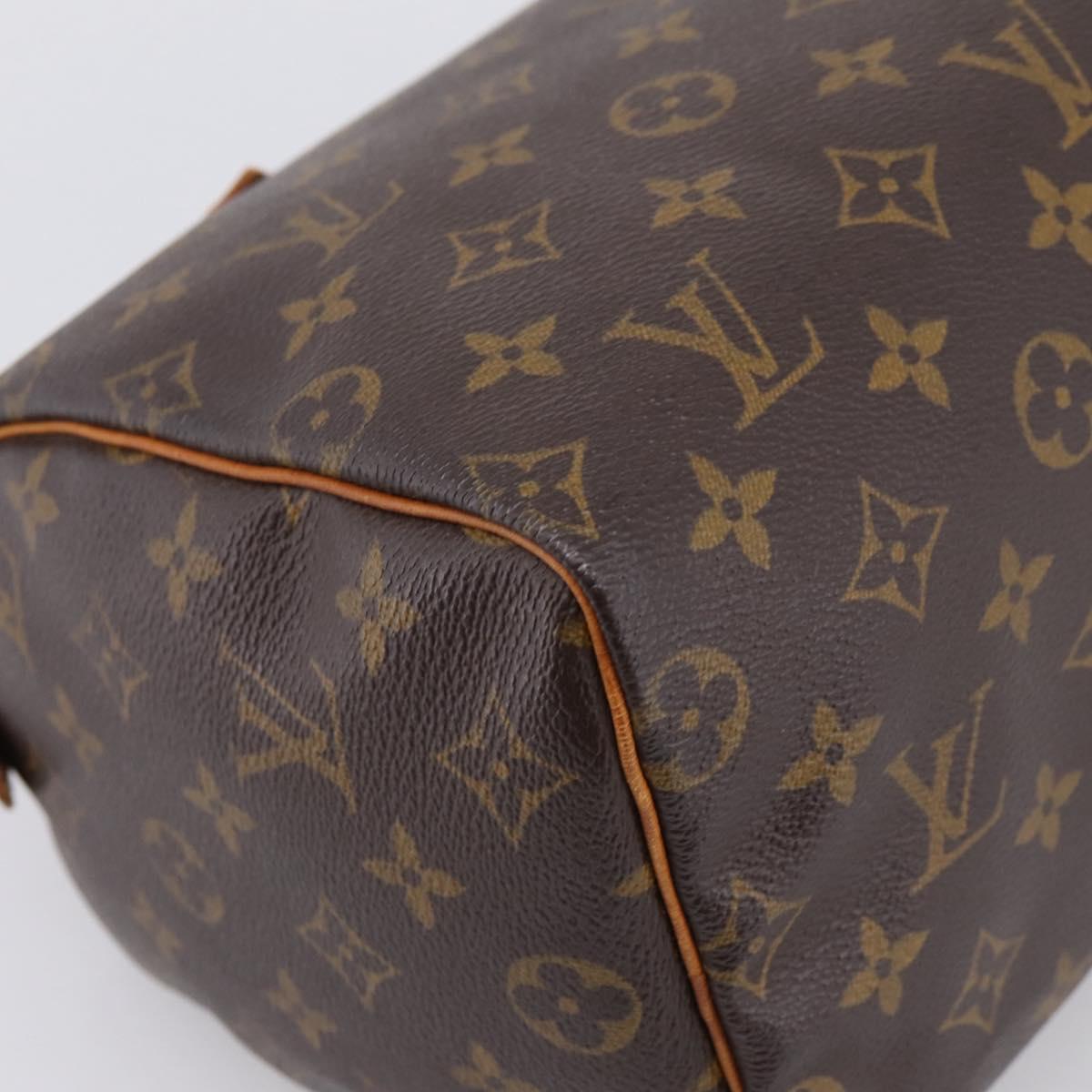 LOUIS VUITTON Monogram Speedy 25 Hand Bag M41528 LV Auth 201331