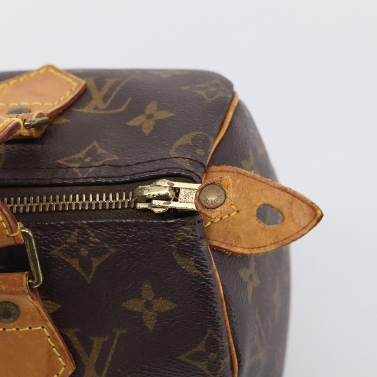 LOUIS VUITTON Monogram Speedy 25 Hand Bag M41528 LV Auth 201331