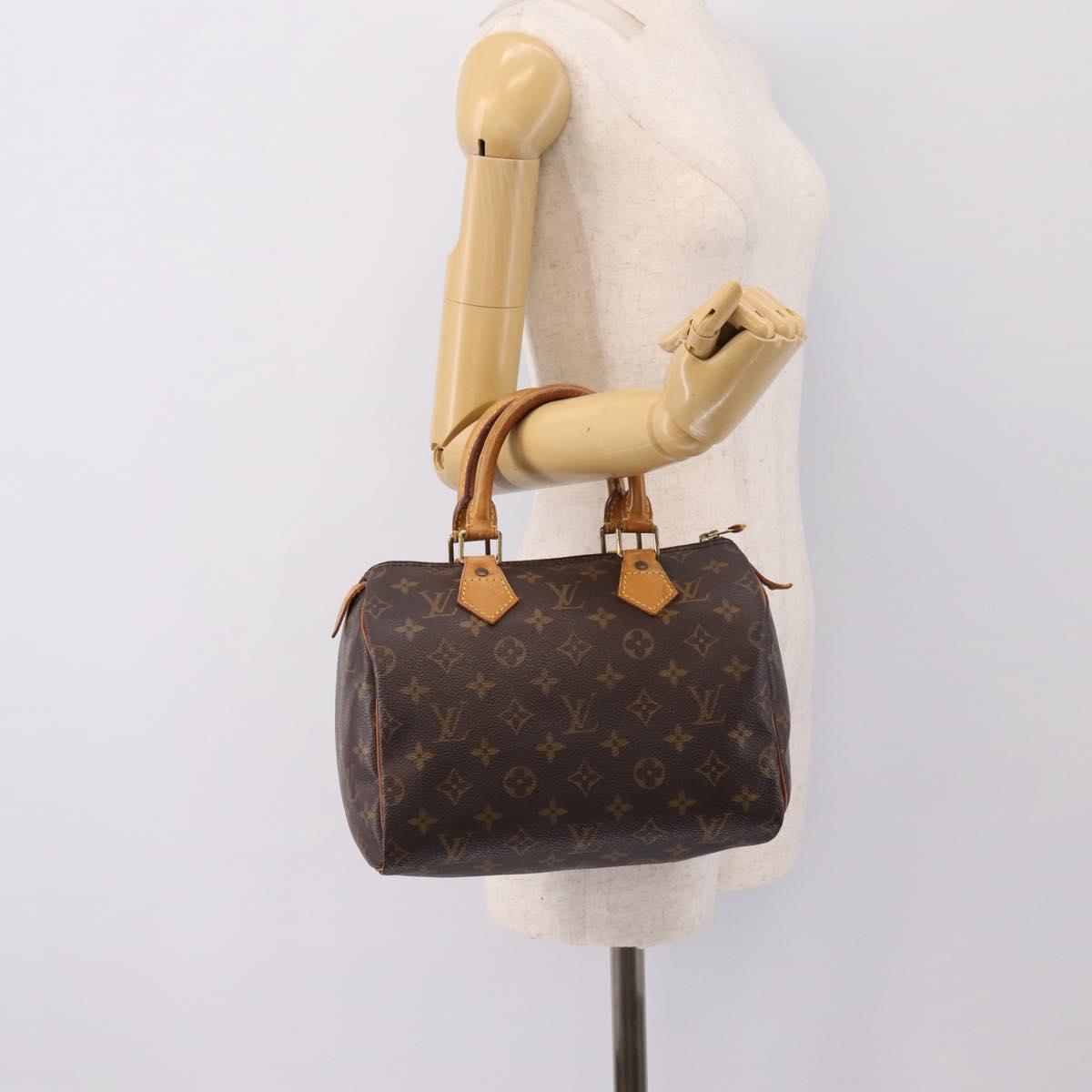 LOUIS VUITTON Monogram Speedy 25 Hand Bag M41528 LV Auth 201331