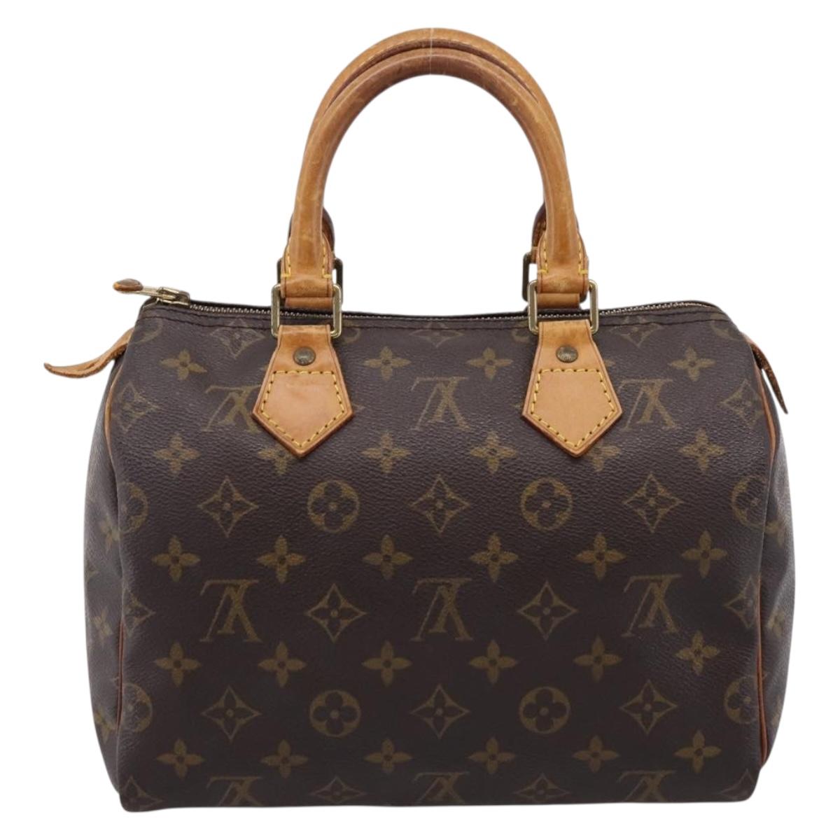 LOUIS VUITTON Monogram Speedy 25 Hand Bag M41528 LV Auth 201331
