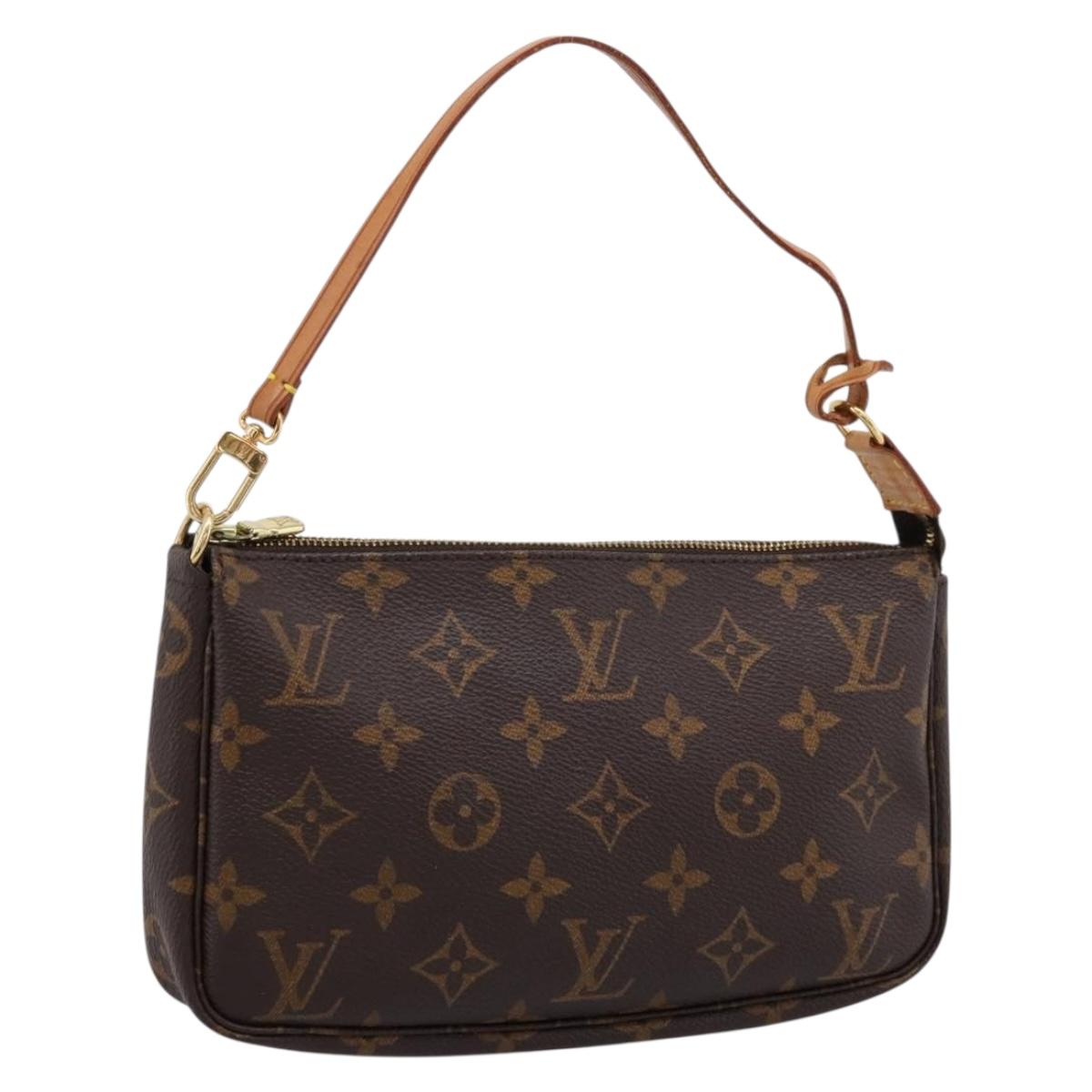 LOUIS VUITTON Monogram Pochette Accessoires Pouch M51980 LV Auth 201332V