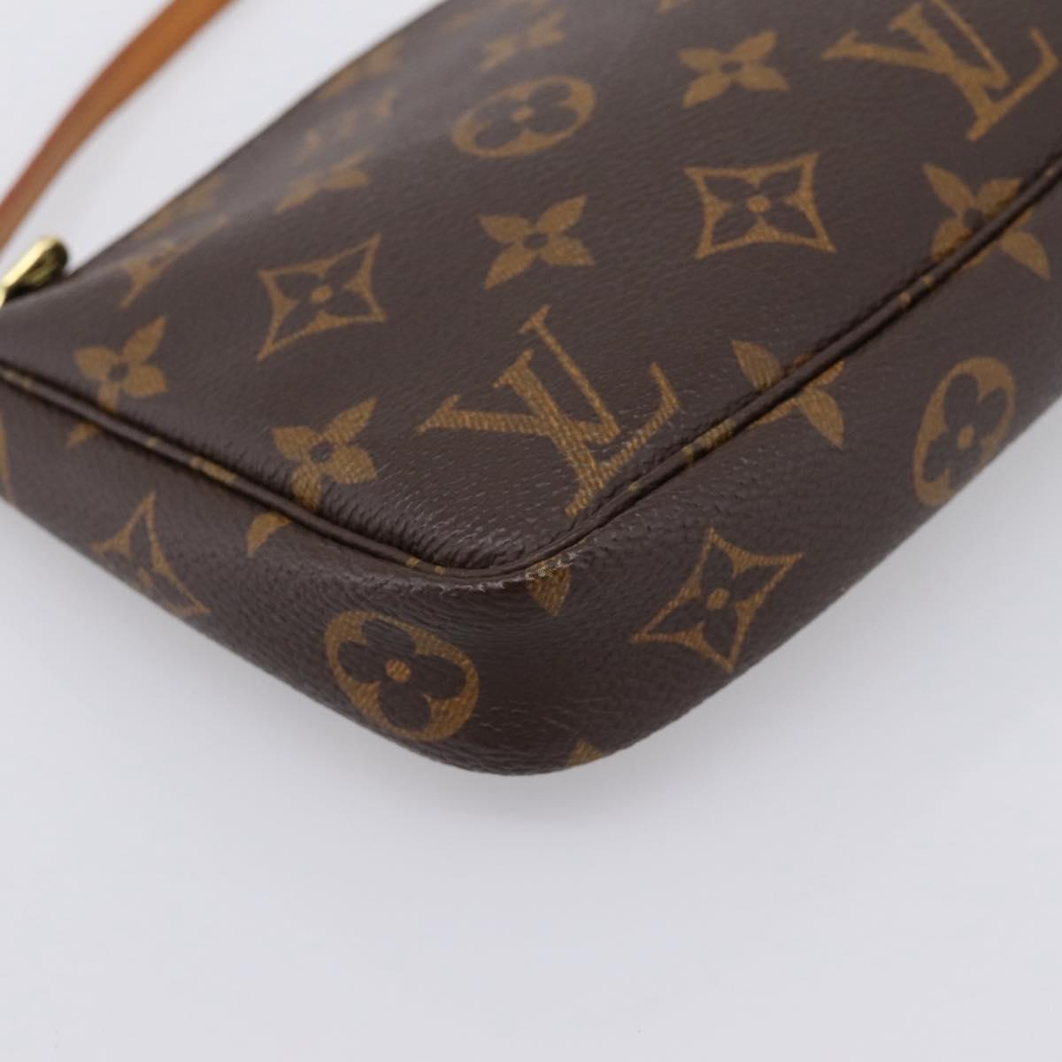 LOUIS VUITTON Monogram Pochette Accessoires Pouch M51980 LV Auth 201332V