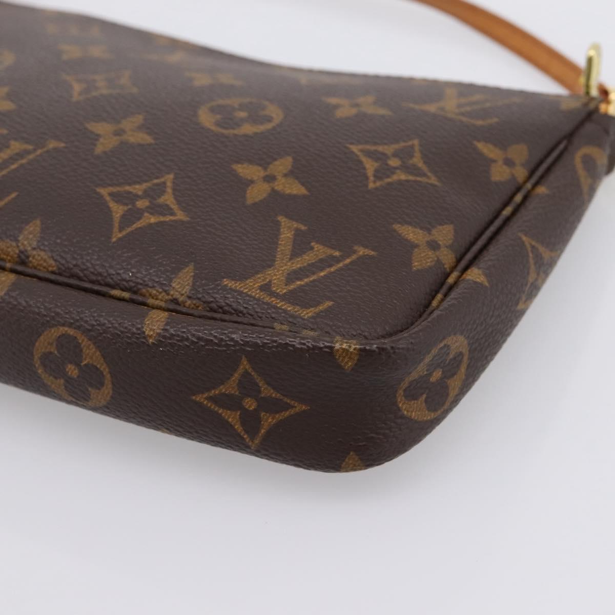 LOUIS VUITTON Monogram Pochette Accessoires Pouch M51980 LV Auth 201332V
