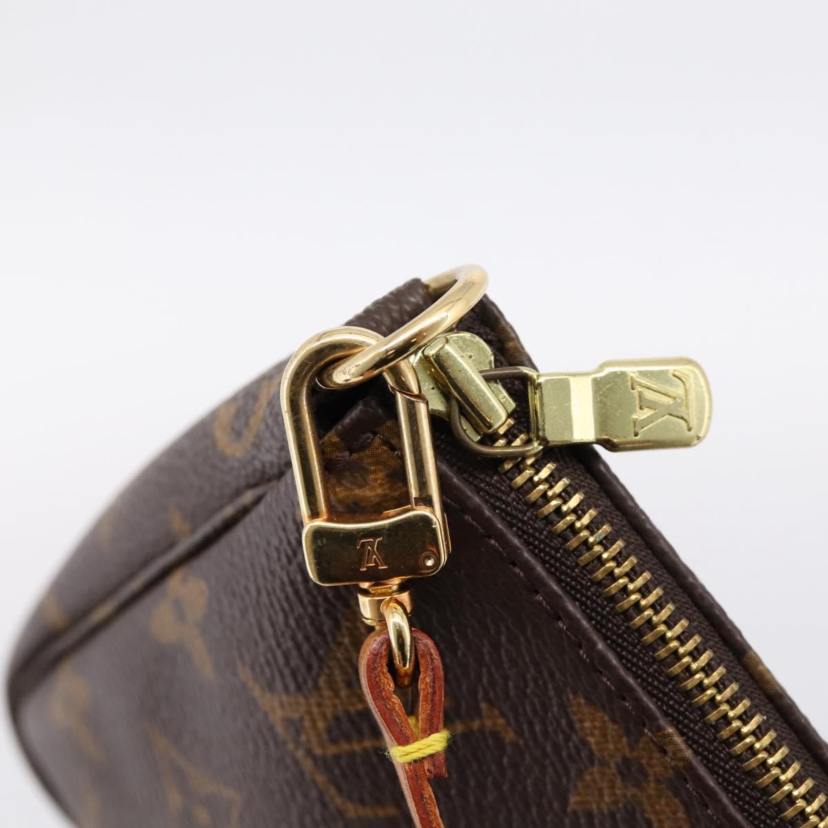 LOUIS VUITTON Monogram Pochette Accessoires Pouch M51980 LV Auth 201332V