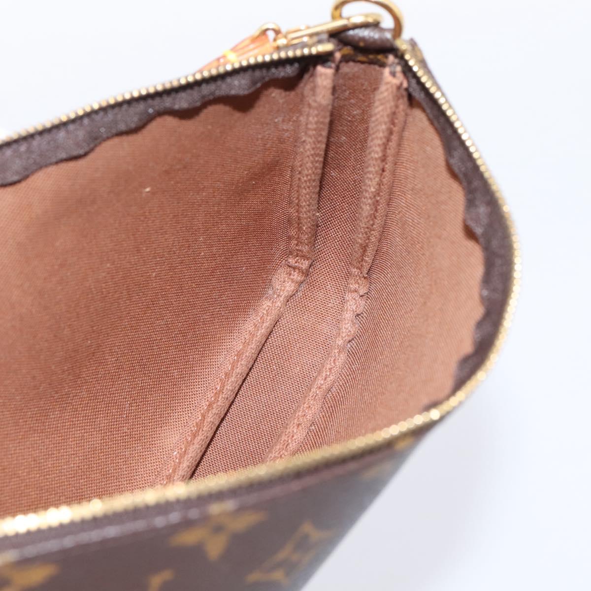 LOUIS VUITTON Monogram Pochette Accessoires Pouch M51980 LV Auth 201332V