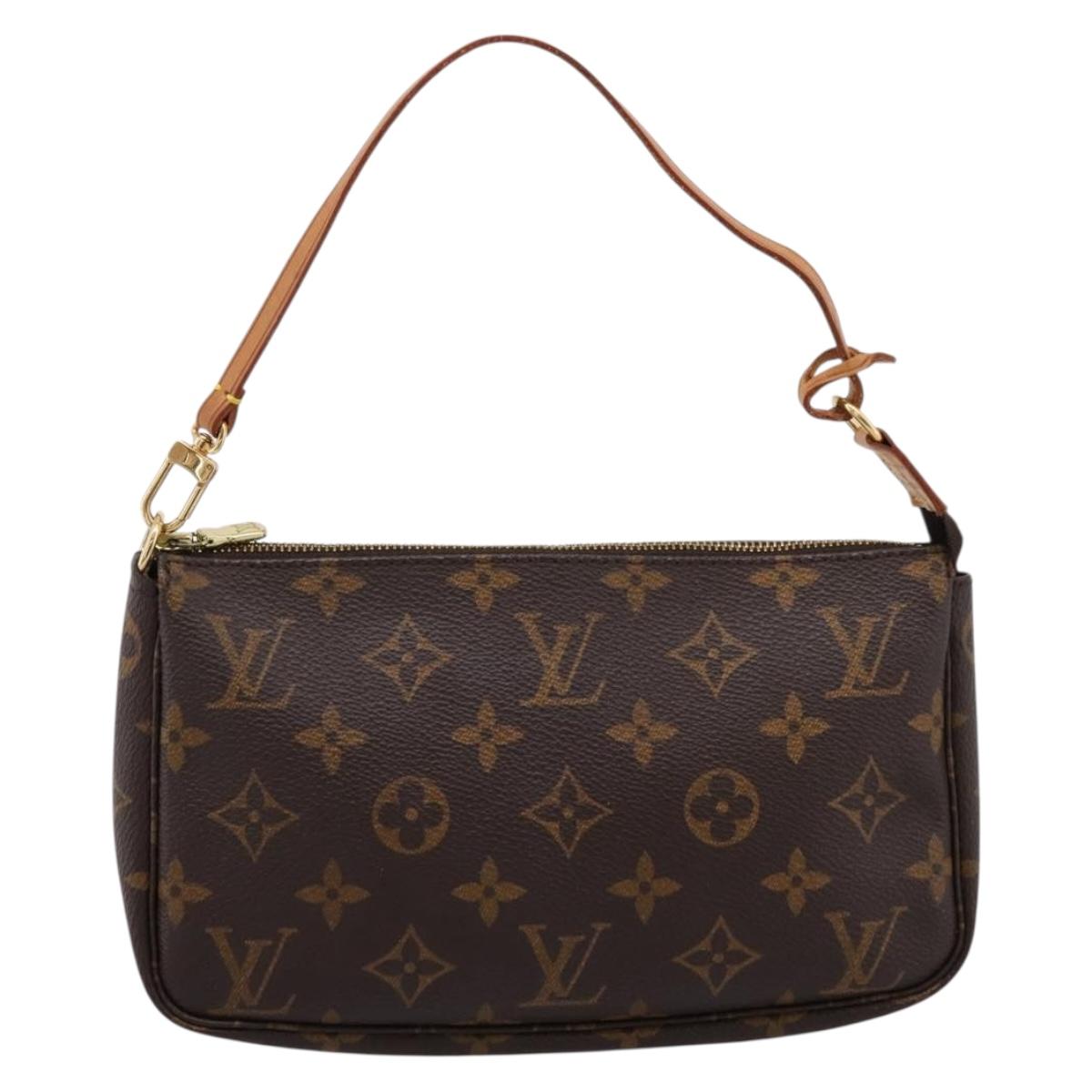 LOUIS VUITTON Monogram Pochette Accessoires Pouch M51980 LV Auth 201332V