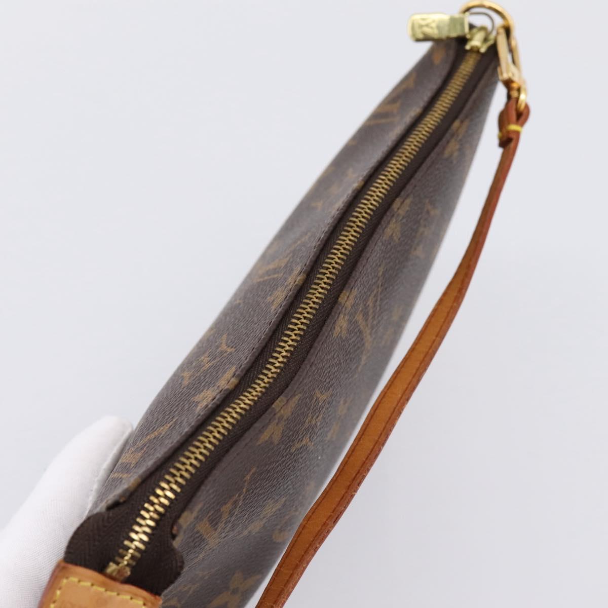 LOUIS VUITTON Monogram Pochette Accessoires Pouch M51980 LV Auth 201332V