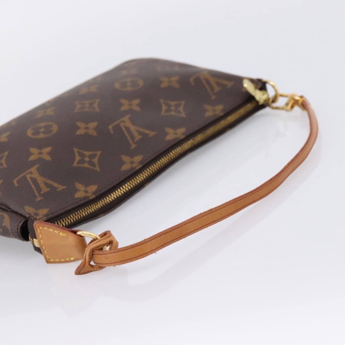 LOUIS VUITTON Monogram Pochette Accessoires Pouch M51980 LV Auth 201332V