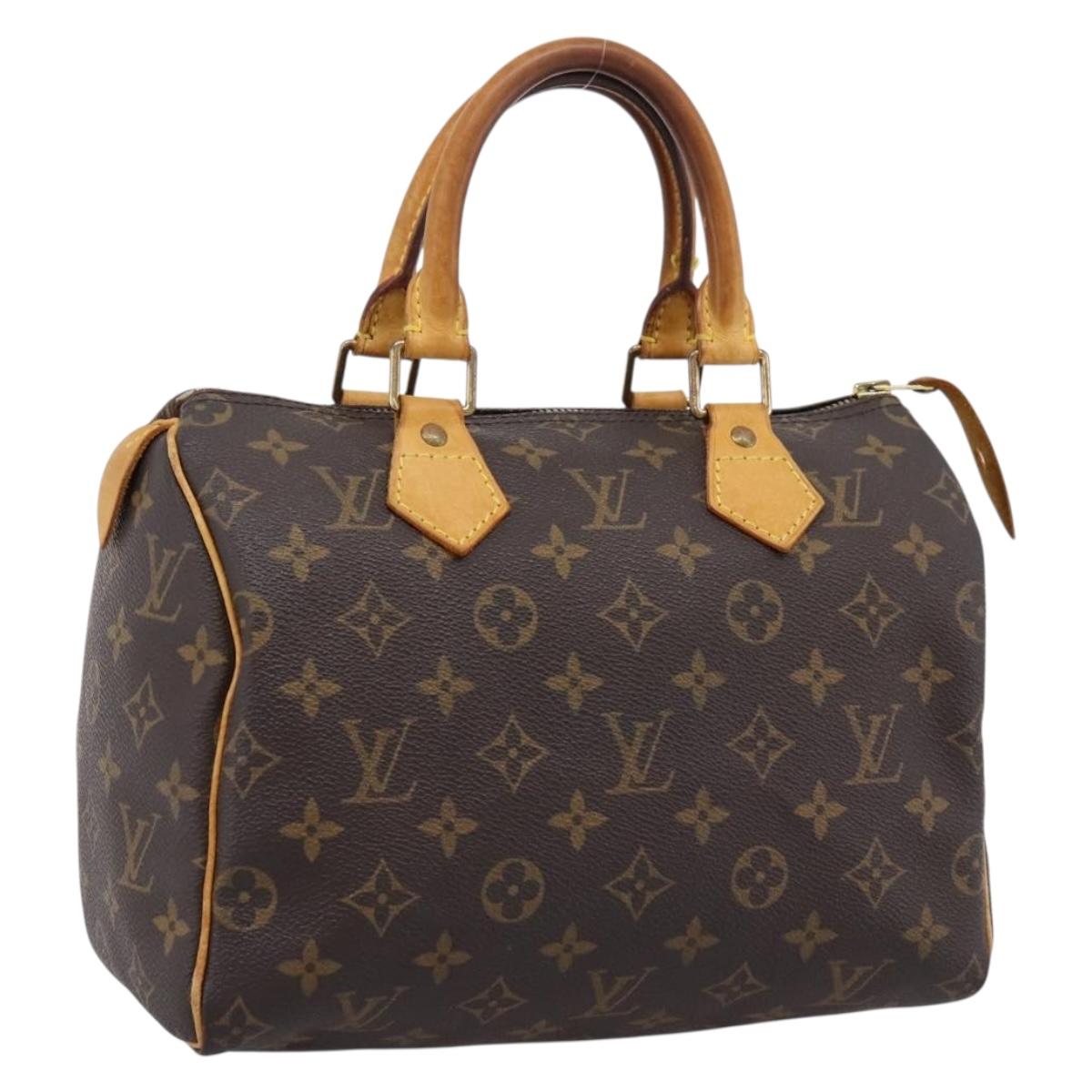 LOUIS VUITTON Monogram Speedy 25 Hand Bag M41528 LV Auth 201333A