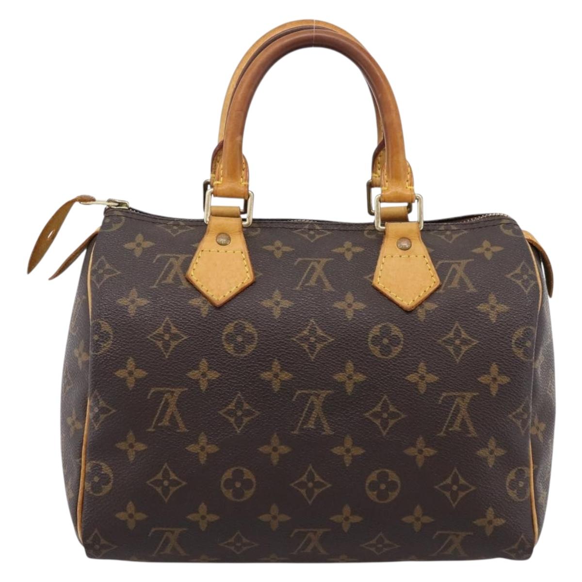 LOUIS VUITTON Monogram Speedy 25 Hand Bag M41528 LV Auth 201333A