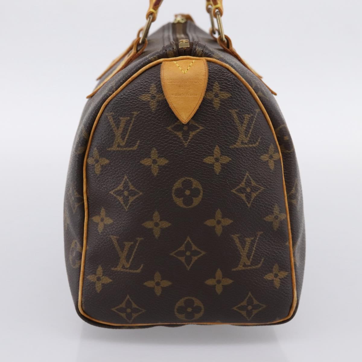 LOUIS VUITTON Monogram Speedy 25 Hand Bag M41528 LV Auth 201333A