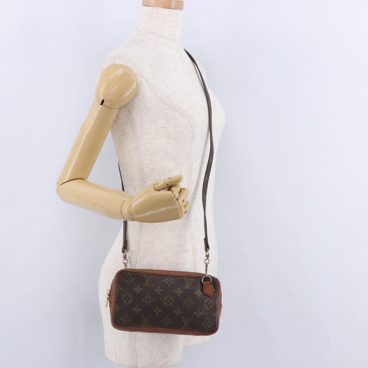 LOUIS VUITTON Monogram Marly Bandouliere Shoulder Bag Vintage LV Auth 201335A