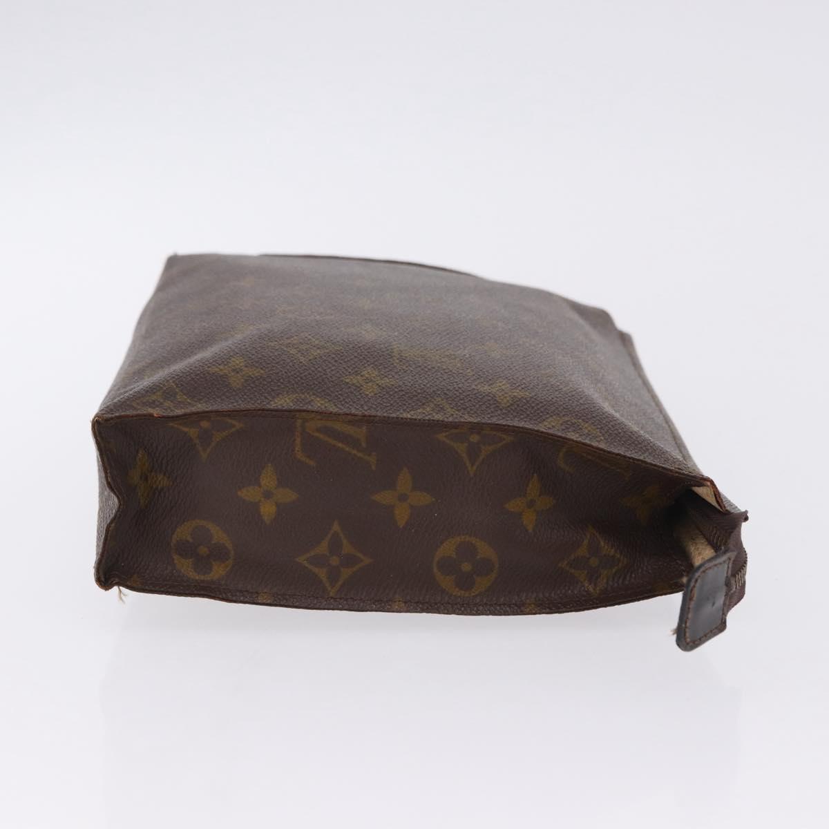 LOUIS VUITTON Monogram Poche Toilette 26 Pouch M47542 LV Auth 201336