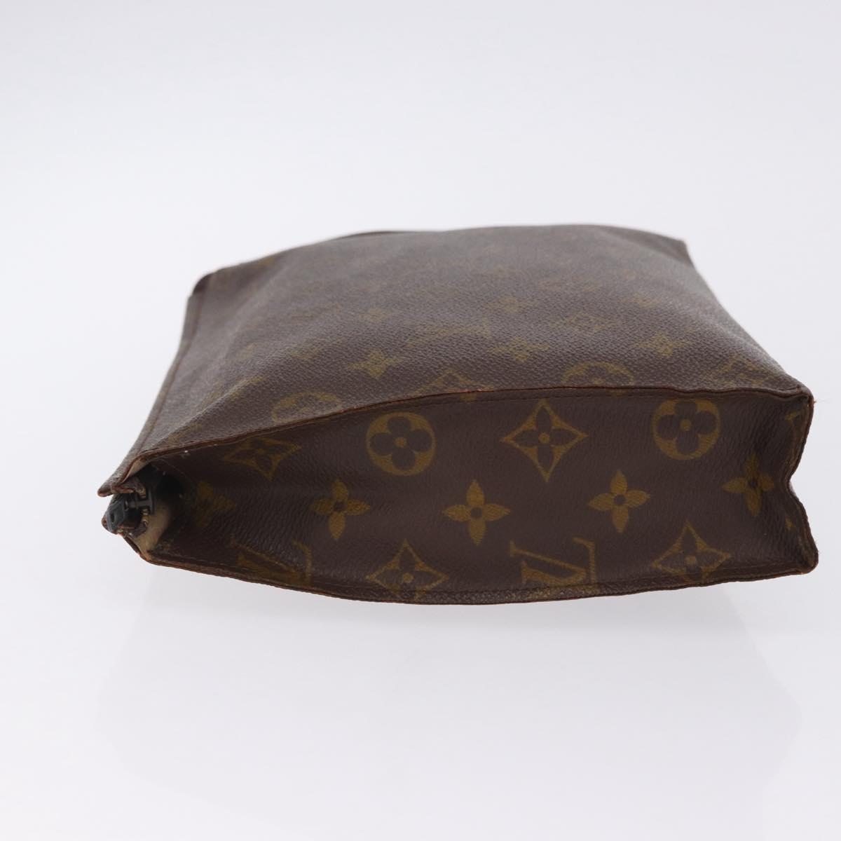 LOUIS VUITTON Monogram Poche Toilette 26 Pouch M47542 LV Auth 201336