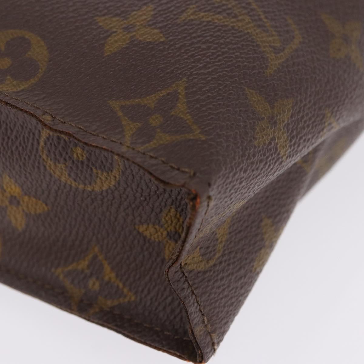 LOUIS VUITTON Monogram Poche Toilette 26 Pouch M47542 LV Auth 201336