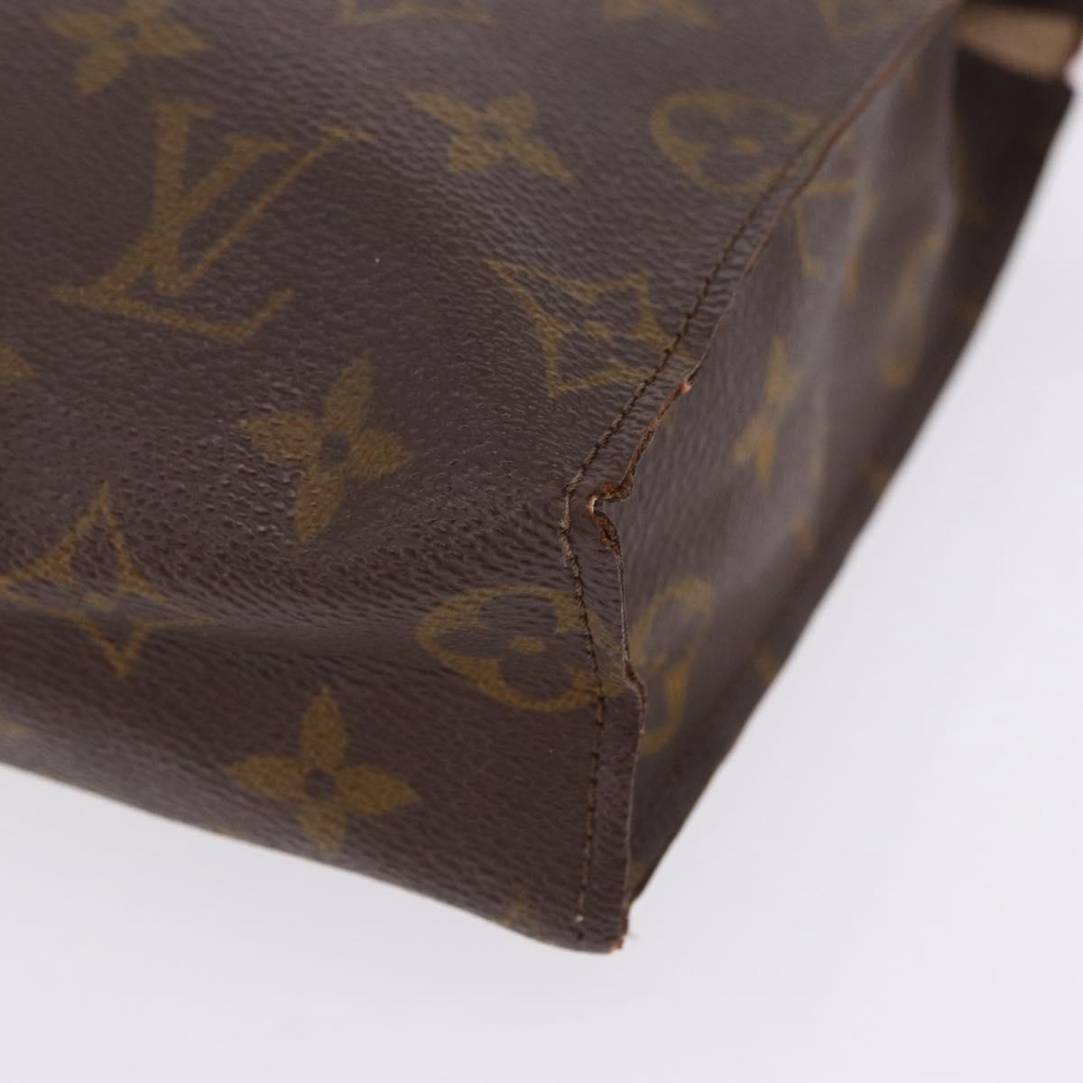 LOUIS VUITTON Monogram Poche Toilette 26 Pouch M47542 LV Auth 201336