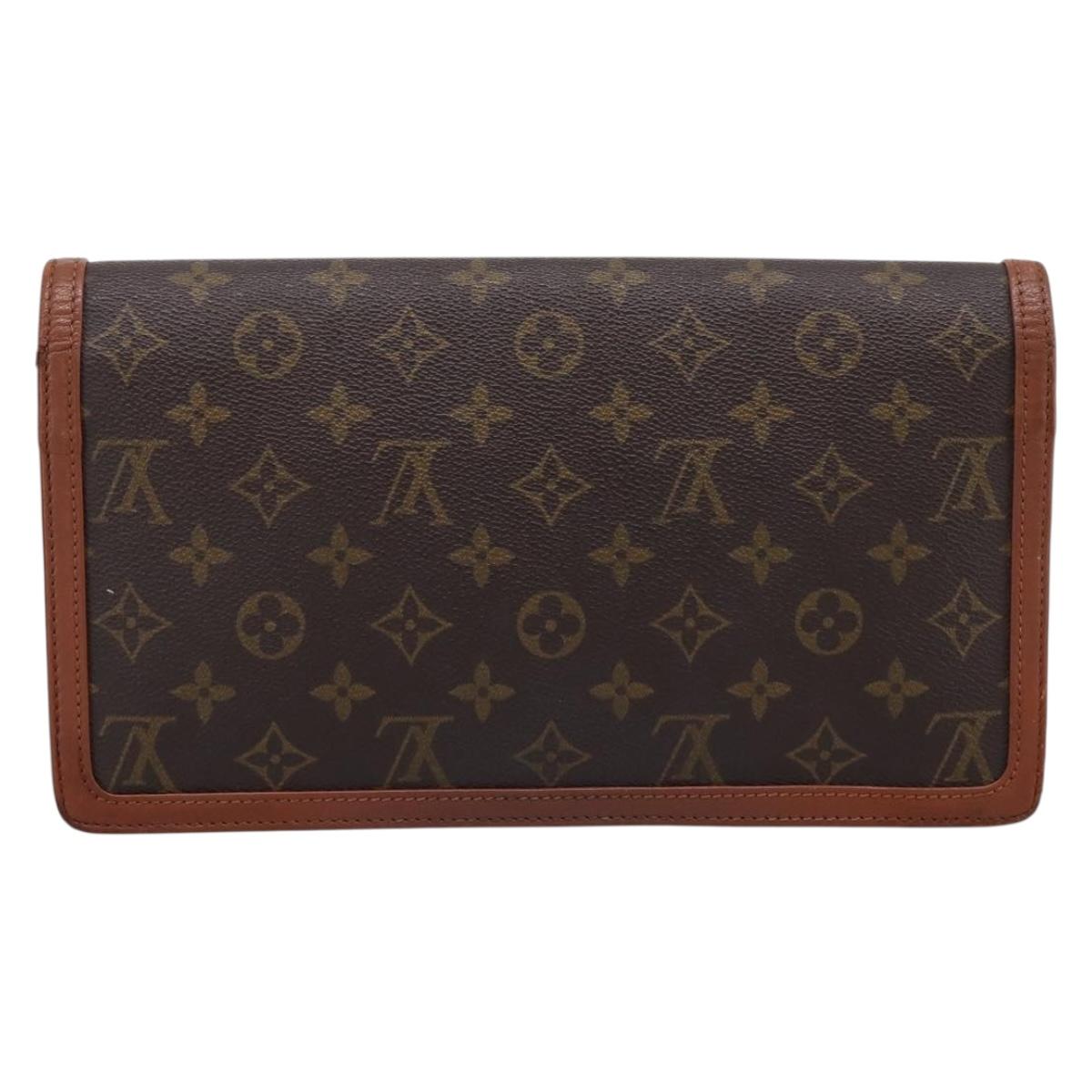 LOUIS VUITTON Monogram Pochette Dam GM Clutch Bag M51810 LV Auth 201337A