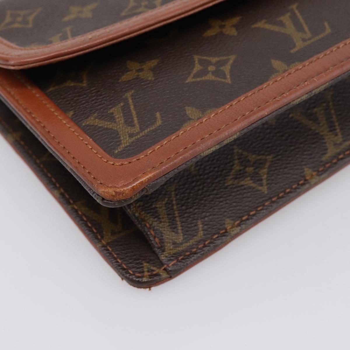 LOUIS VUITTON Monogram Pochette Dam GM Clutch Bag M51810 LV Auth 201337A