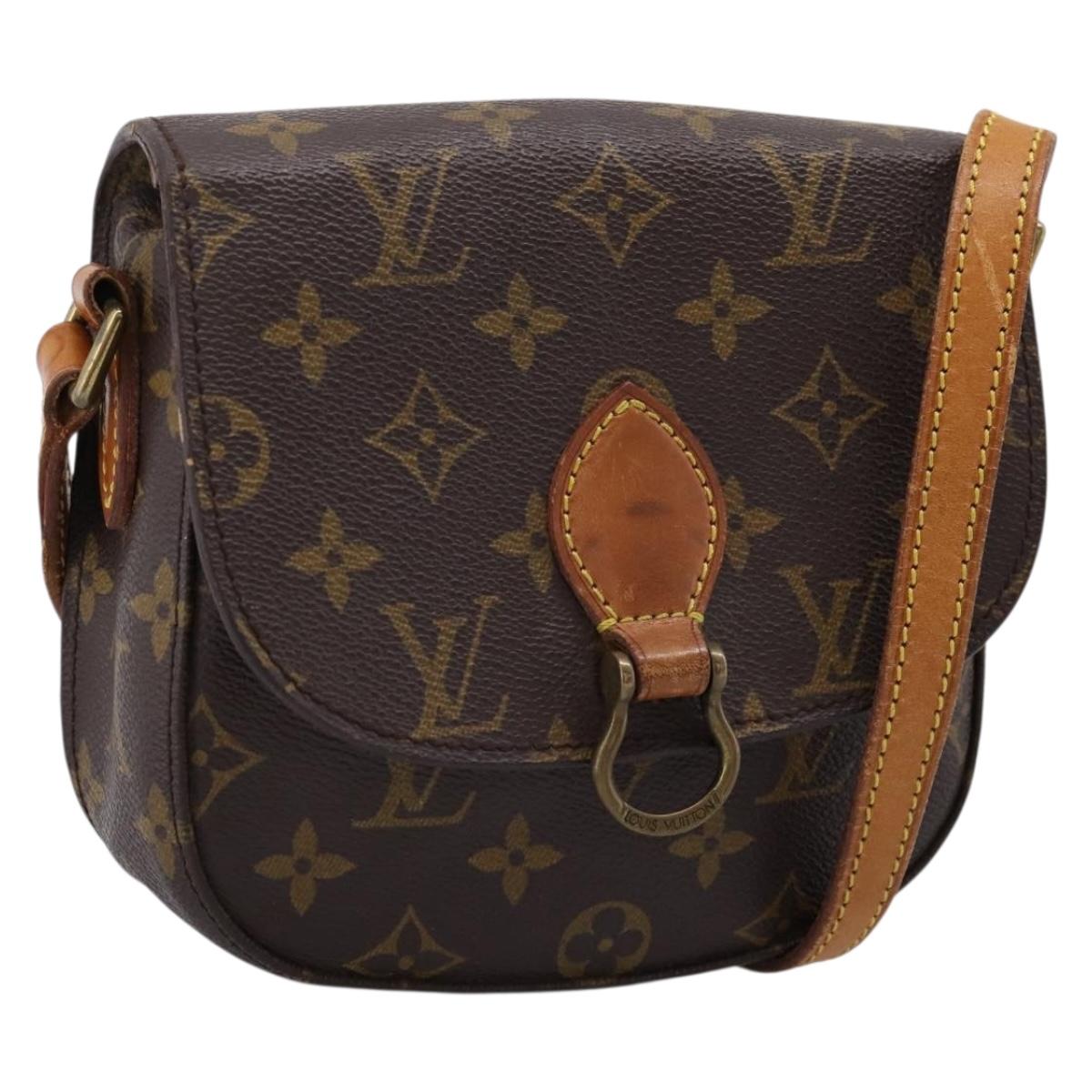 LOUIS VUITTON Monogram Saint Cloud PM Shoulder Bag M51244 LV Auth 201345