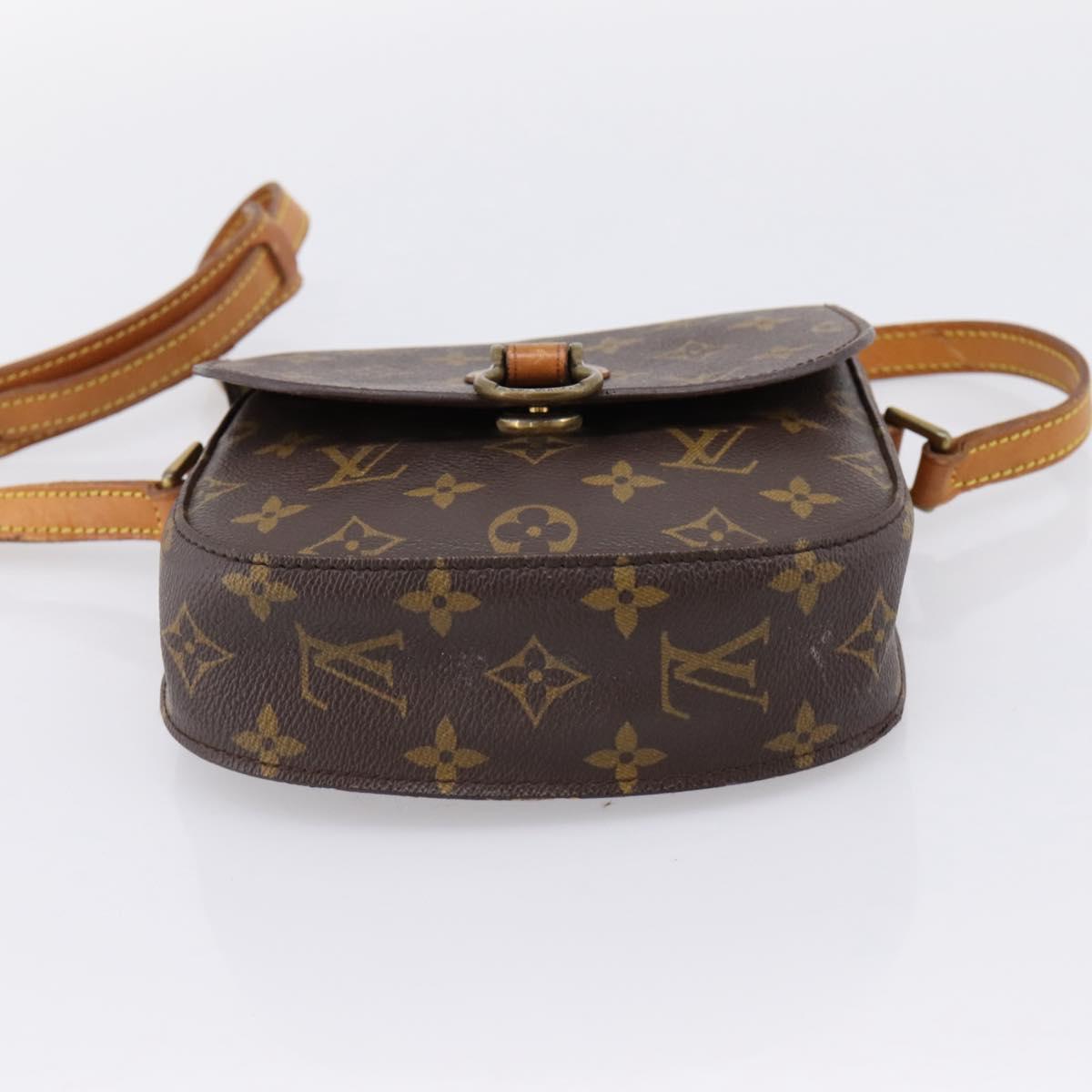 LOUIS VUITTON Monogram Saint Cloud PM Shoulder Bag M51244 LV Auth 201345