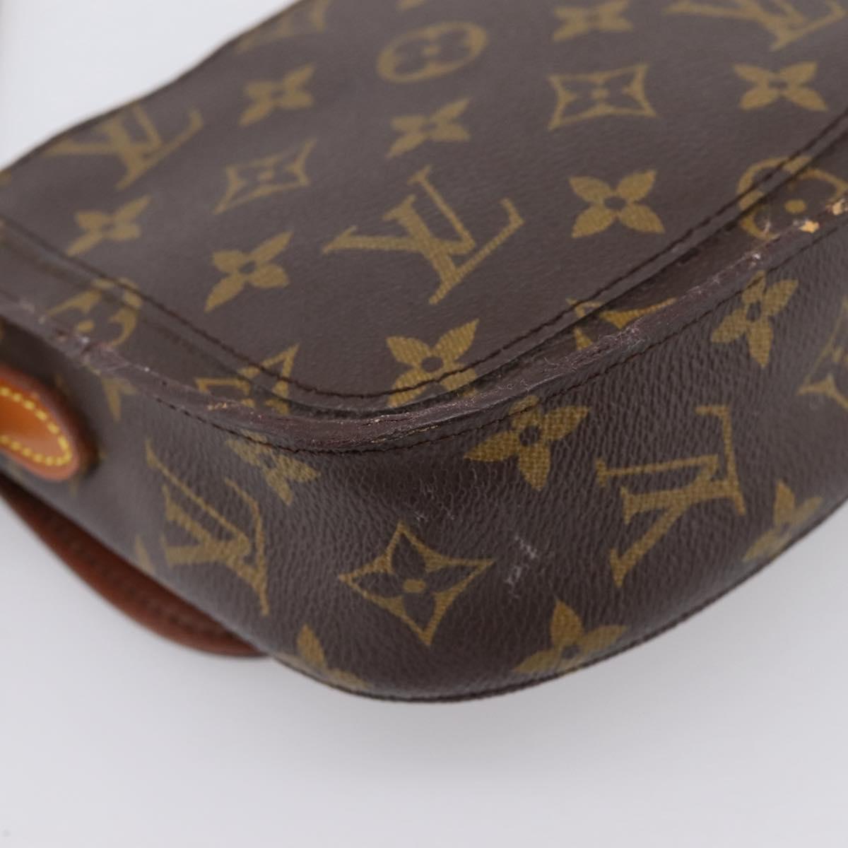 LOUIS VUITTON Monogram Saint Cloud PM Shoulder Bag M51244 LV Auth 201345