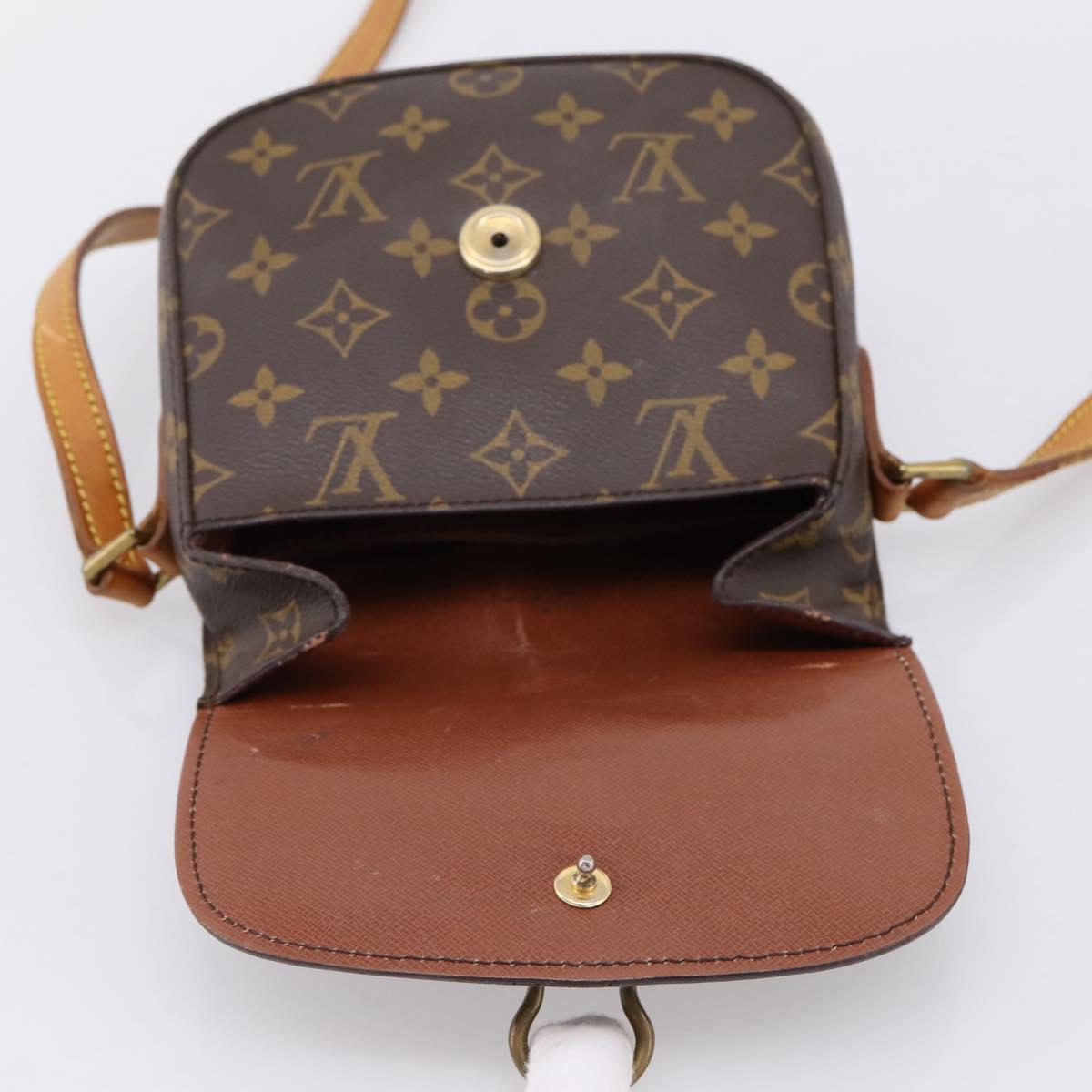 LOUIS VUITTON Monogram Saint Cloud PM Shoulder Bag M51244 LV Auth 201345
