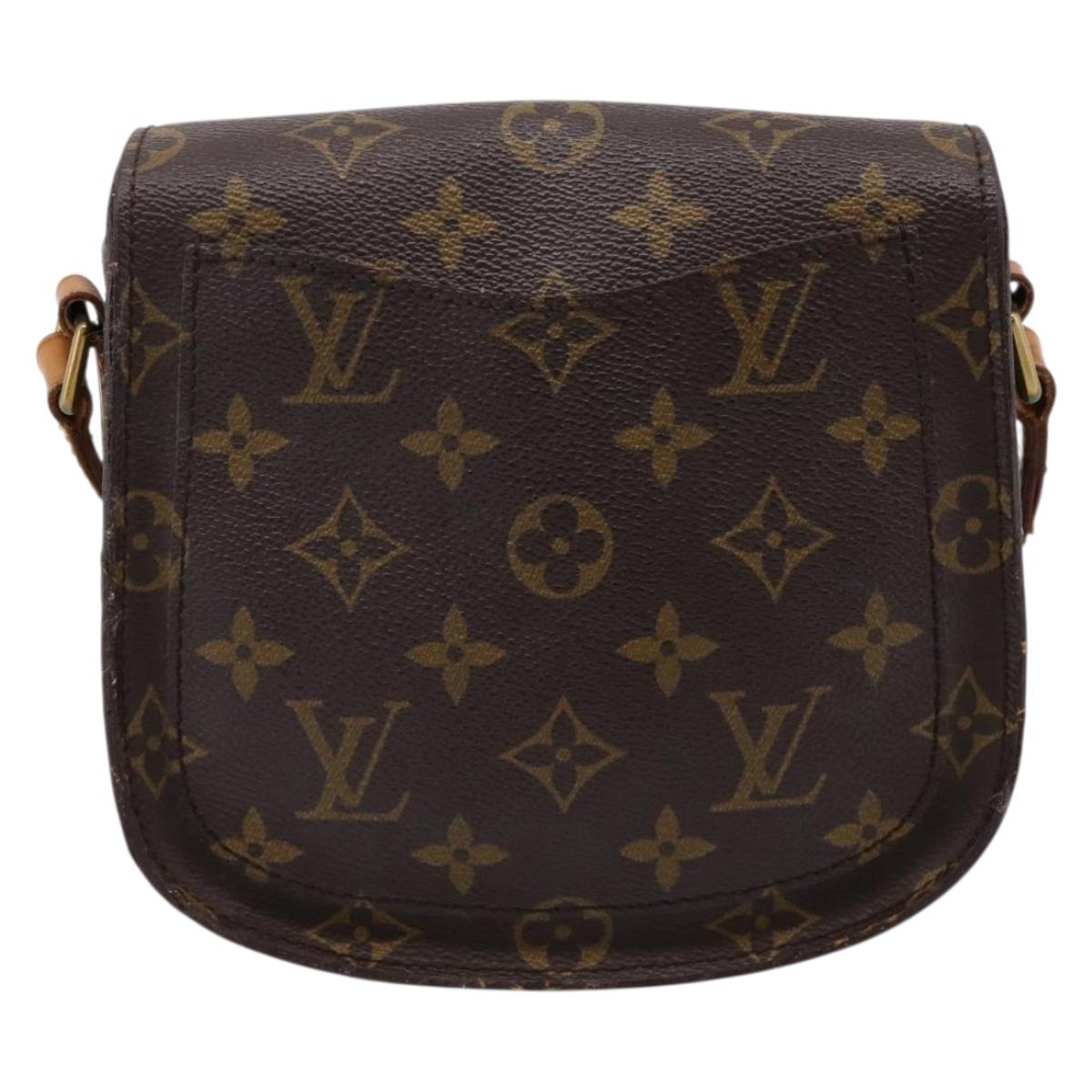 LOUIS VUITTON Monogram Saint Cloud PM Shoulder Bag M51244 LV Auth 201345