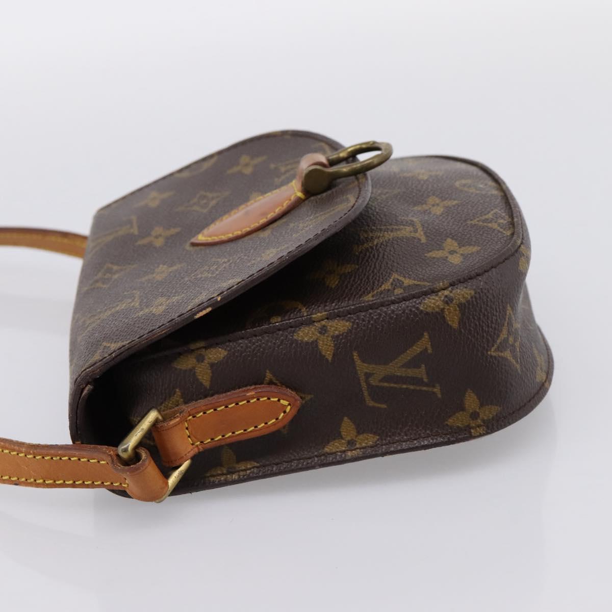LOUIS VUITTON Monogram Saint Cloud PM Shoulder Bag M51244 LV Auth 201345